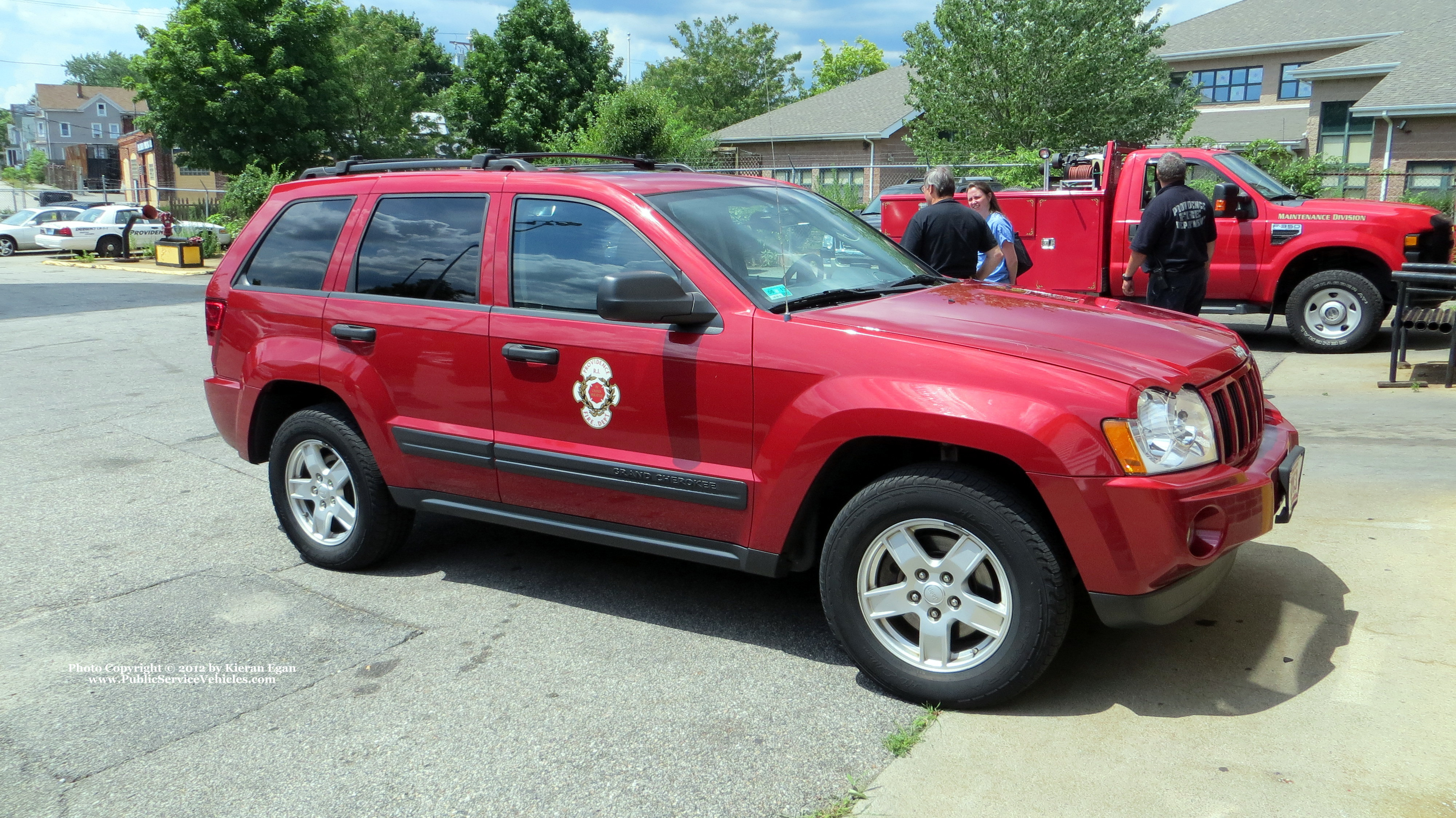 A photo  of Providence Fire
            Car 8, a 2005-2010 Jeep Grand Cherokee             taken by Kieran Egan