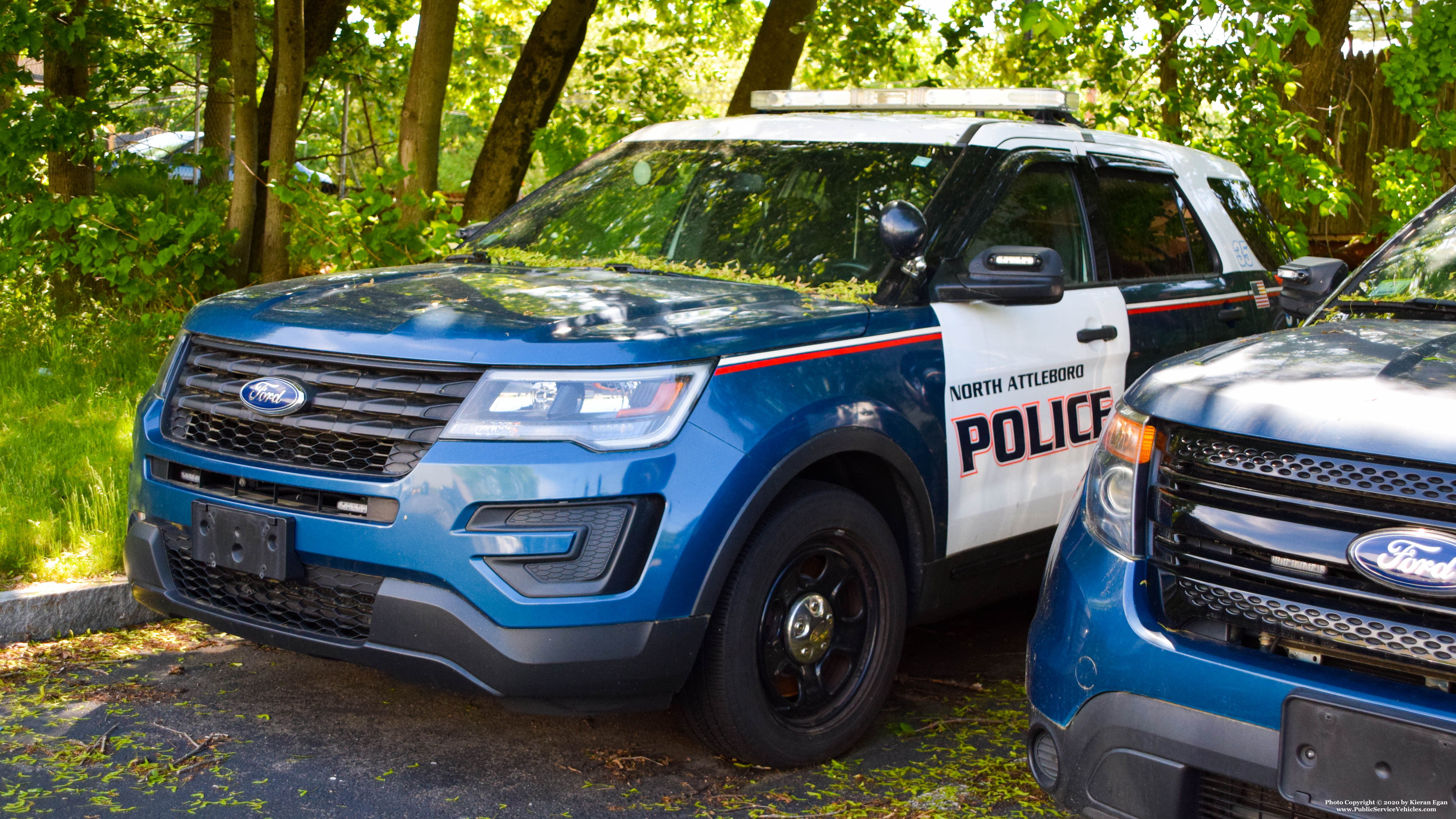 A photo  of North Attleborough Police
            Cruiser 35, a 2016-2019 Ford Police Interceptor Utility             taken by Kieran Egan