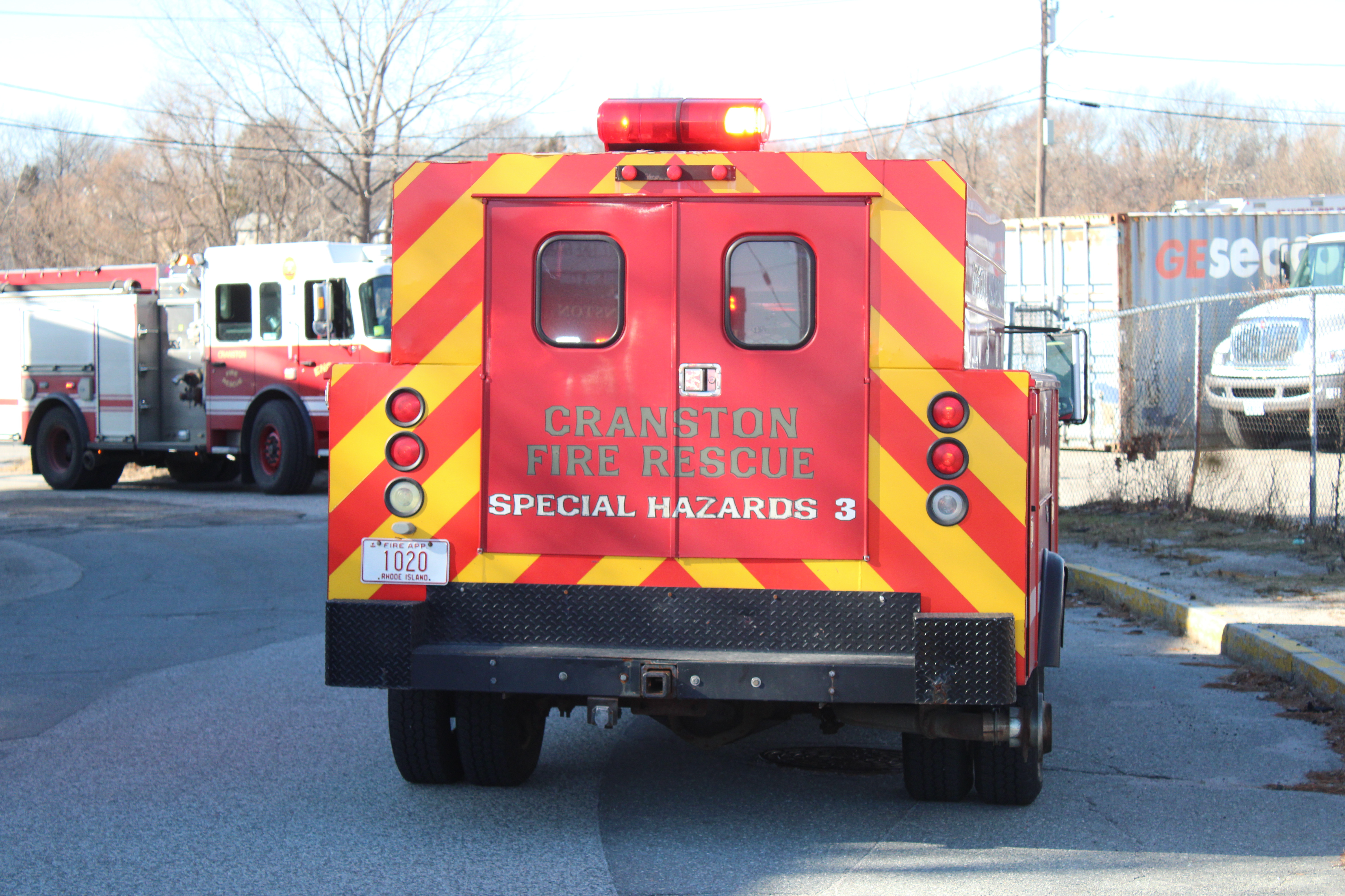 A photo  of Cranston Fire
            Special Hazards 3, a 2003 Chevrolet             taken by @riemergencyvehicles