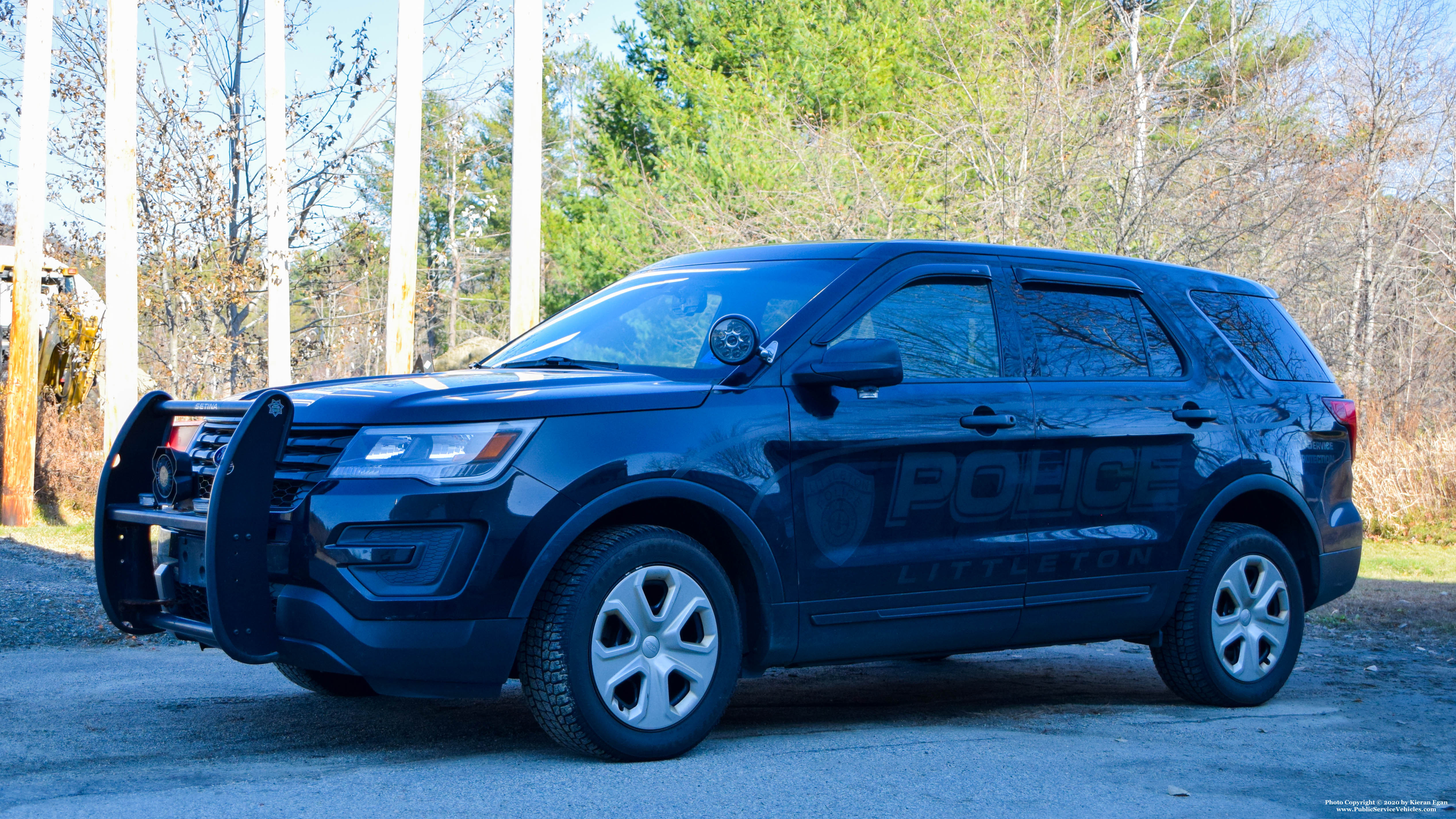 A photo  of Littleton Police
            Car 4, a 2016-2019 Ford Police Interceptor Utility             taken by Kieran Egan