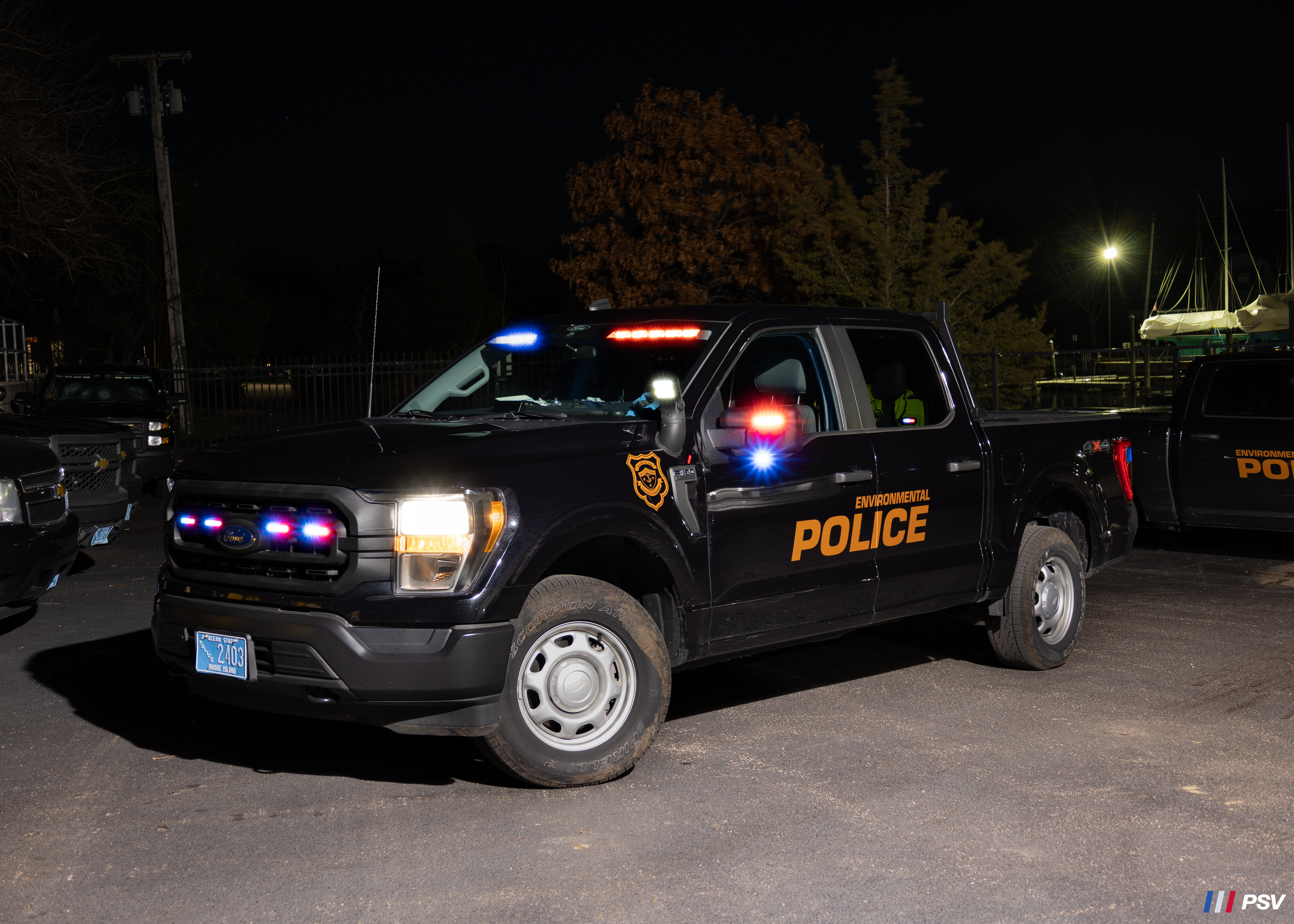 A photo  of Rhode Island Environmental Police
            Cruiser 2403, a 2021 Ford F-150 5.0 Flex Fuel             taken by Kieran Egan
