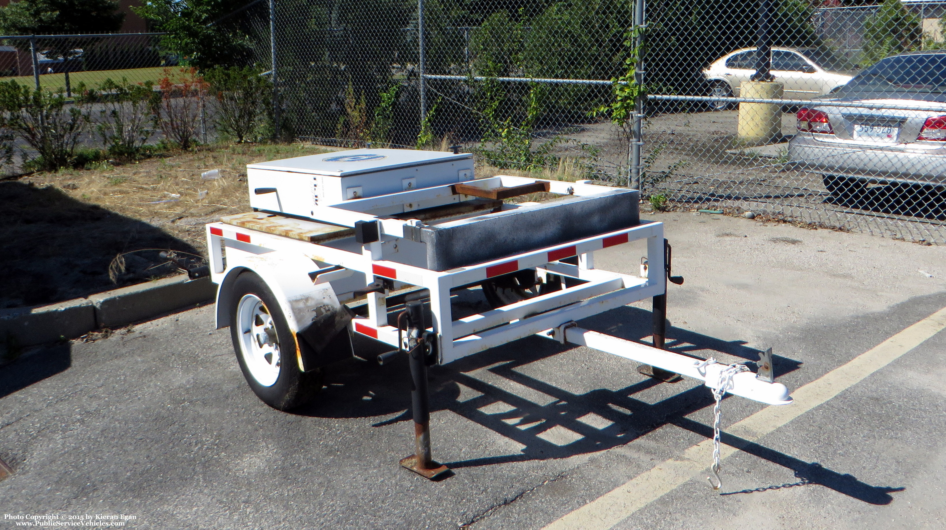 A photo  of Cranston Police
            Speed Trailer, a 2000-2010 RU2 Fast-650             taken by Kieran Egan