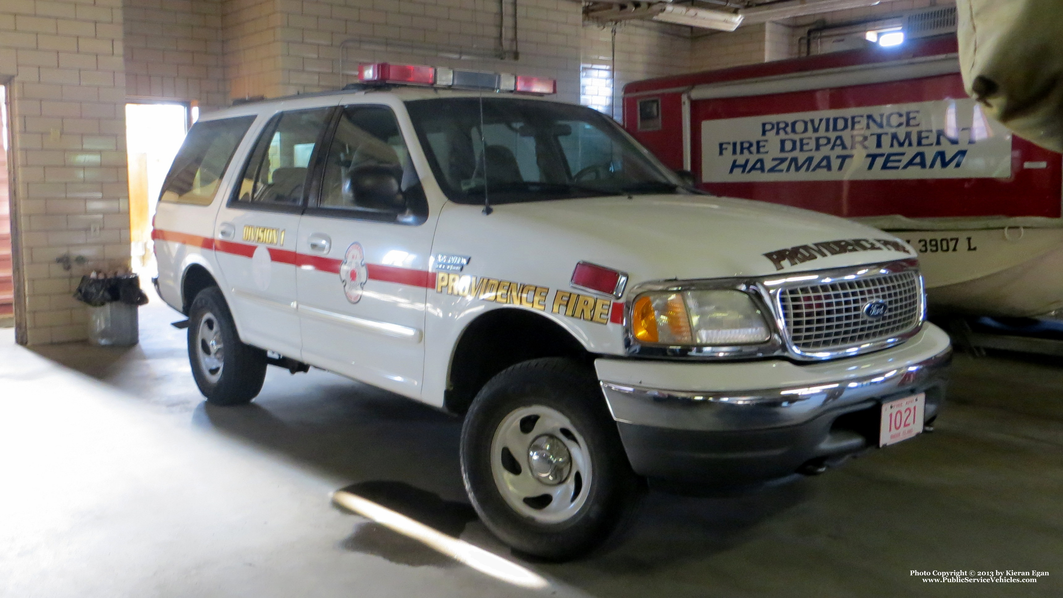 A photo  of Providence Fire
            Division 1, a 1997-2002 Ford Expedition             taken by Kieran Egan