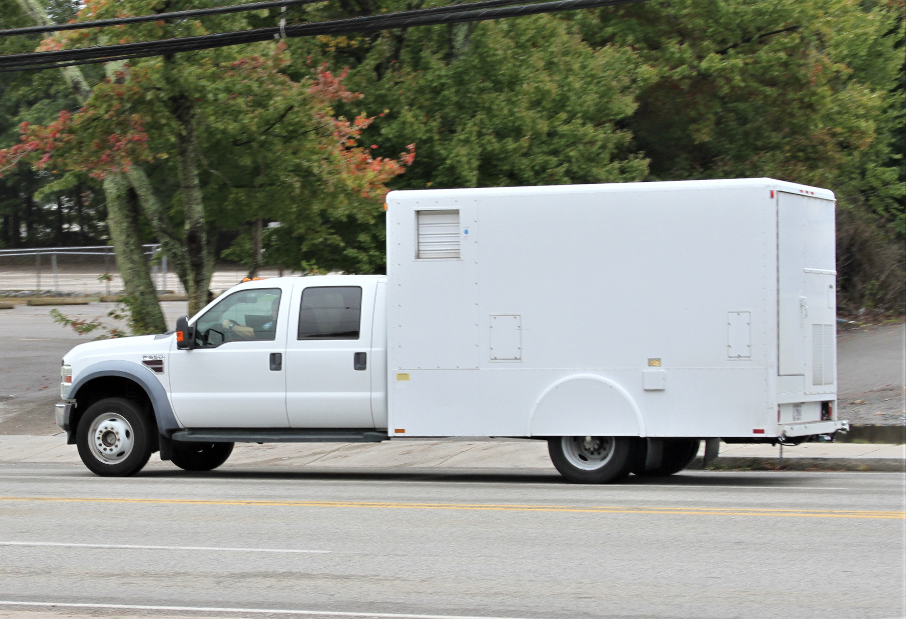 A photo  of US Customs and Border Protection
            X-Ray Unit, a 2008-2010 Ford F-550             taken by Richard Schmitter