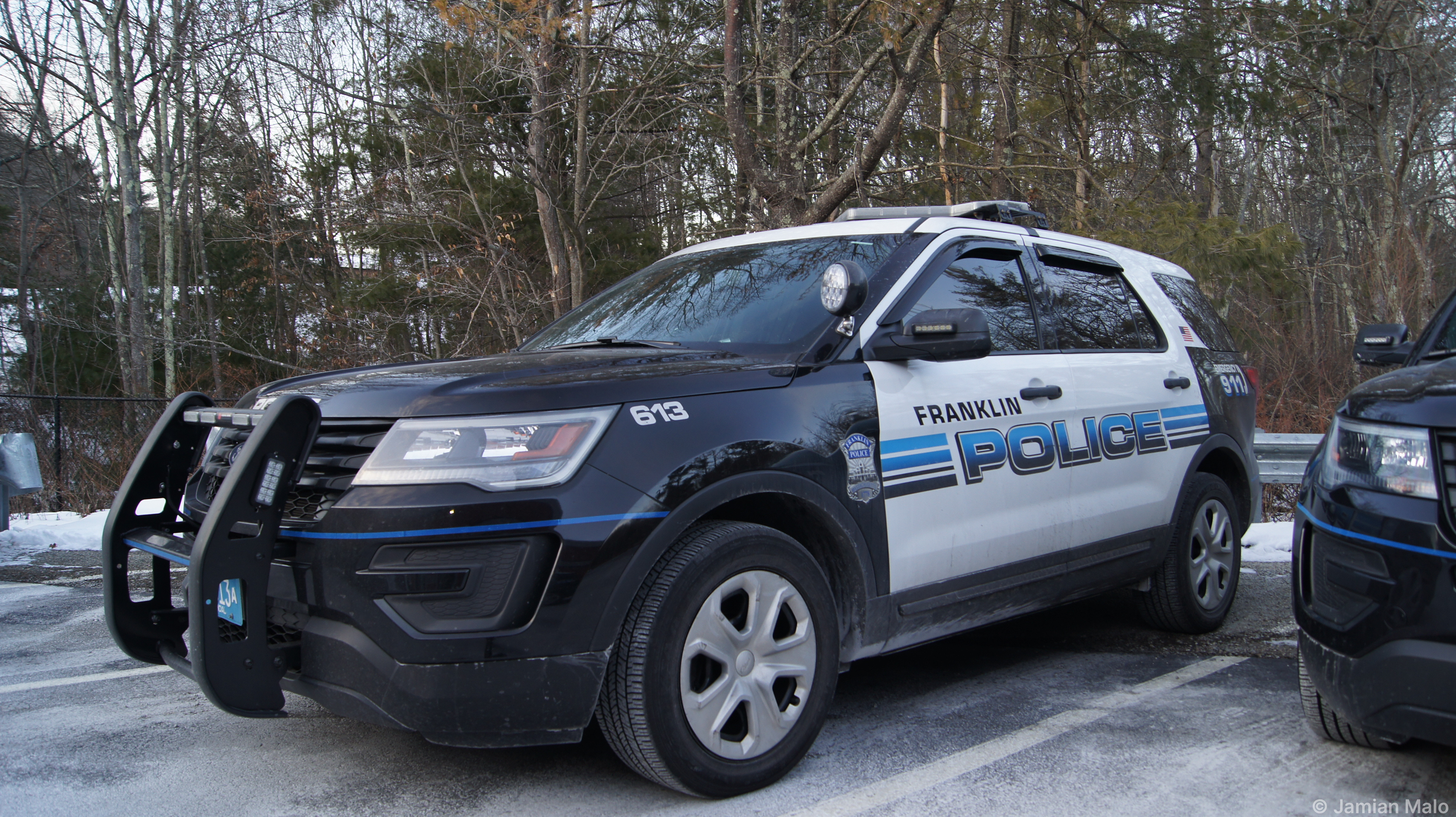 A photo  of Franklin Police
            Cruiser 613, a 2016-2019 Ford Police Interceptor Utility             taken by Jamian Malo