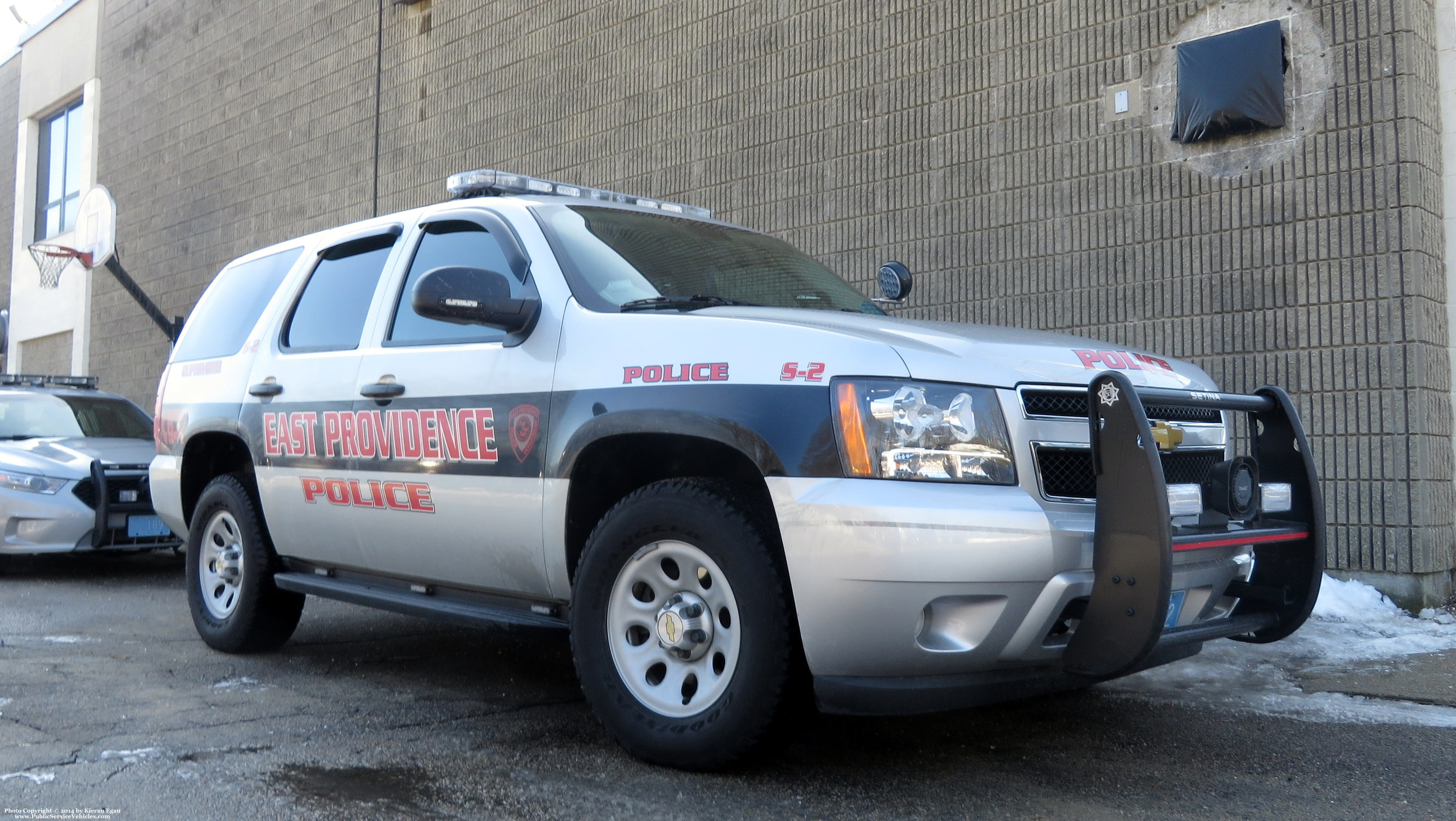 A photo  of East Providence Police
            Supervisor 2, a 2013 Chevrolet Tahoe             taken by Kieran Egan