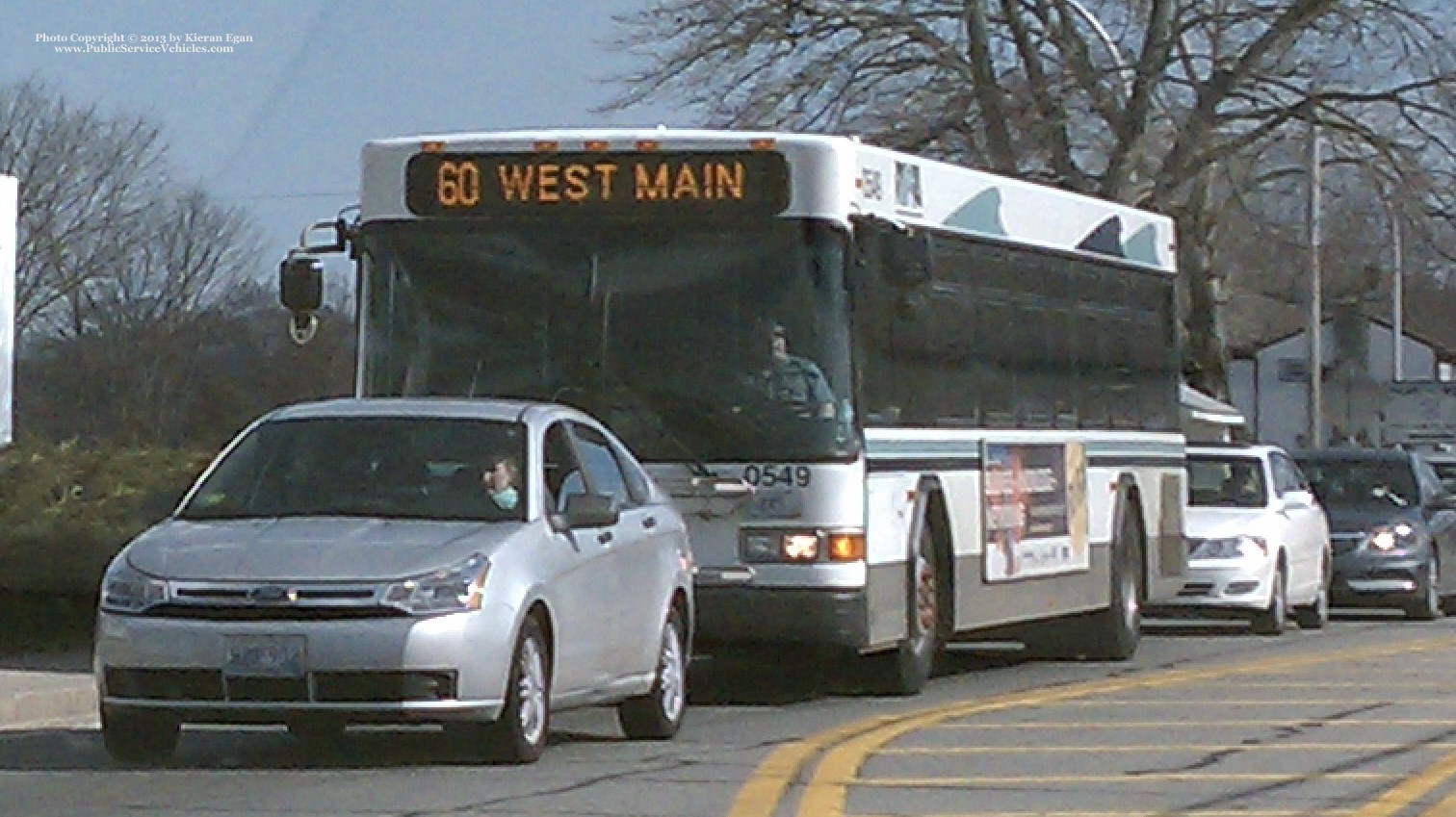 A photo  of Rhode Island Public Transit Authority
            Bus 0549, a 2005 Gillig Low Floor             taken by Kieran Egan