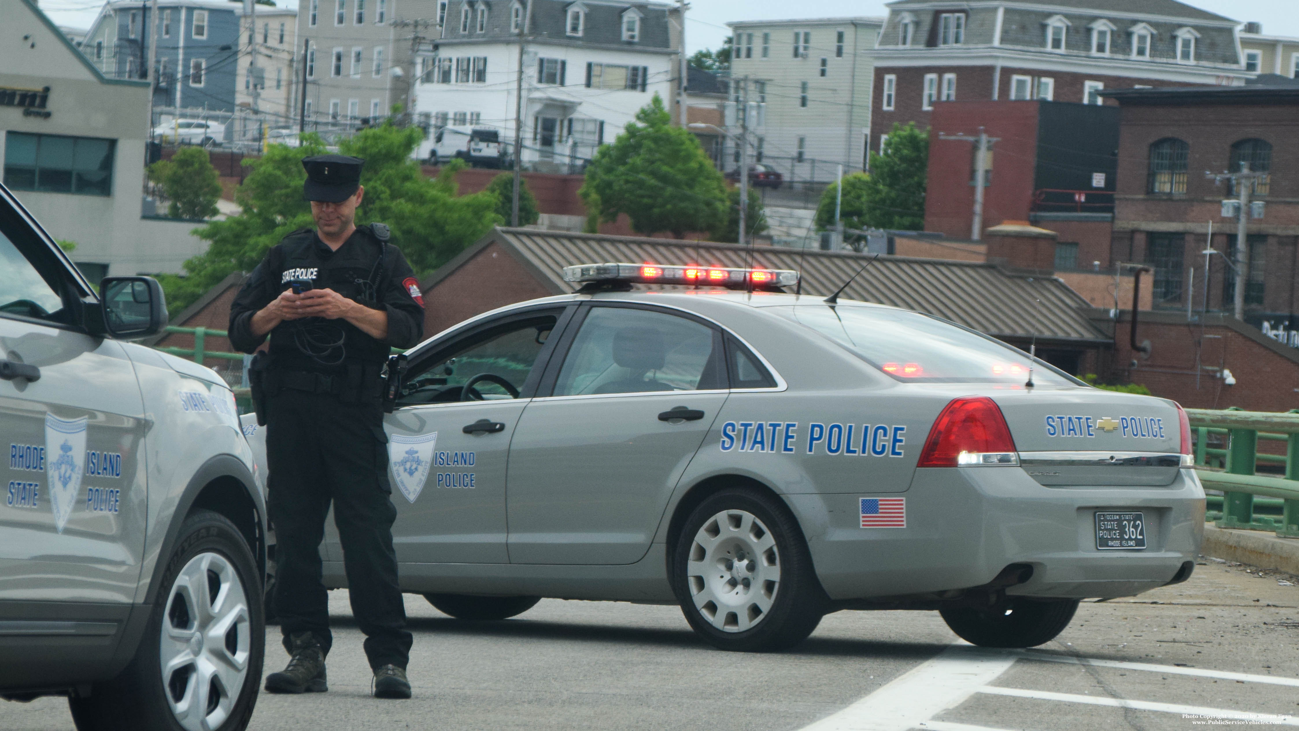 A photo  of Rhode Island State Police
            Cruiser 362, a 2013 Chevrolet Caprice             taken by Kieran Egan