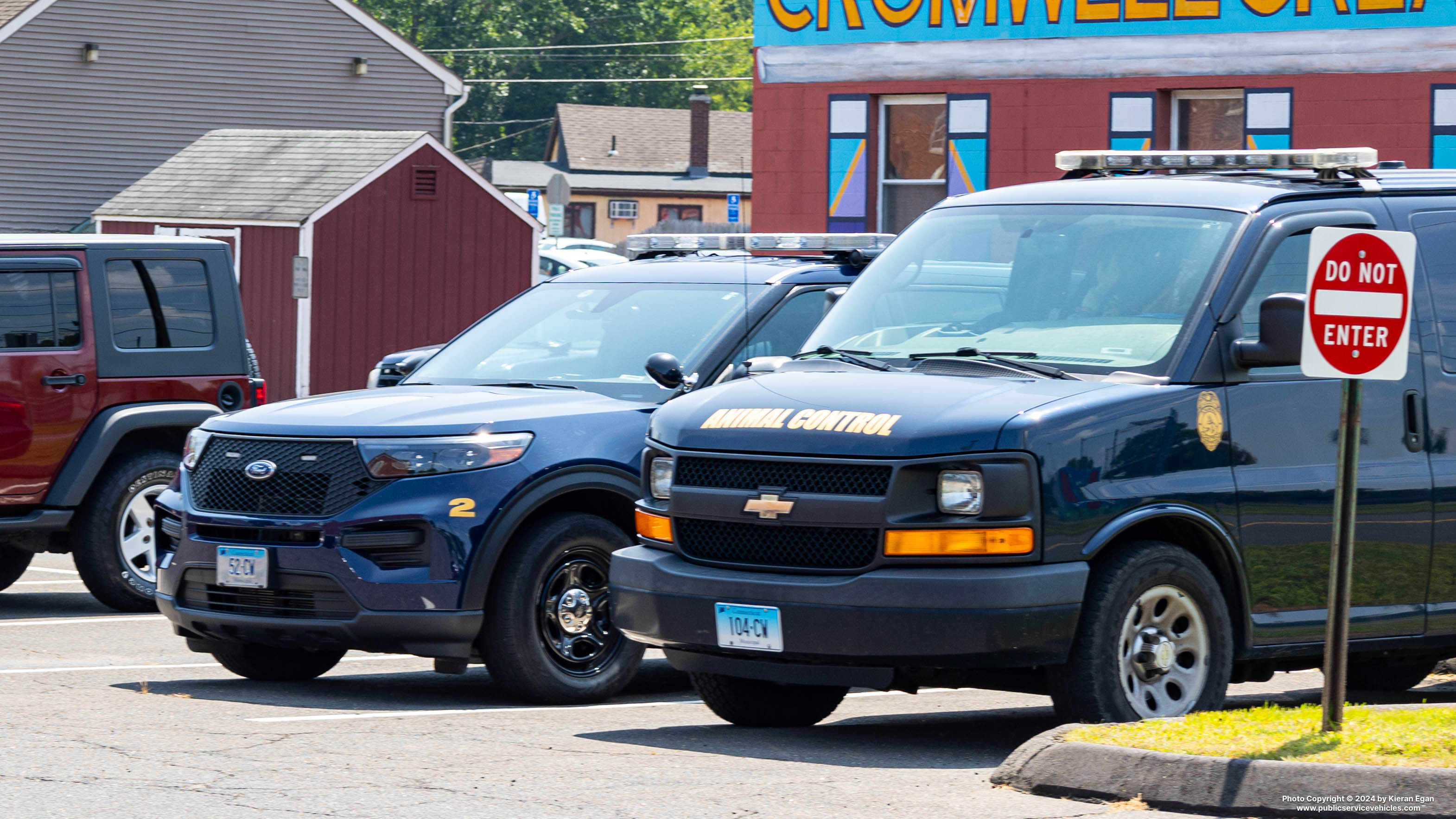 A photo  of Cromwell Police
            Car 2, a 2020-2023 Ford Police Interceptor Utility             taken by Kieran Egan
