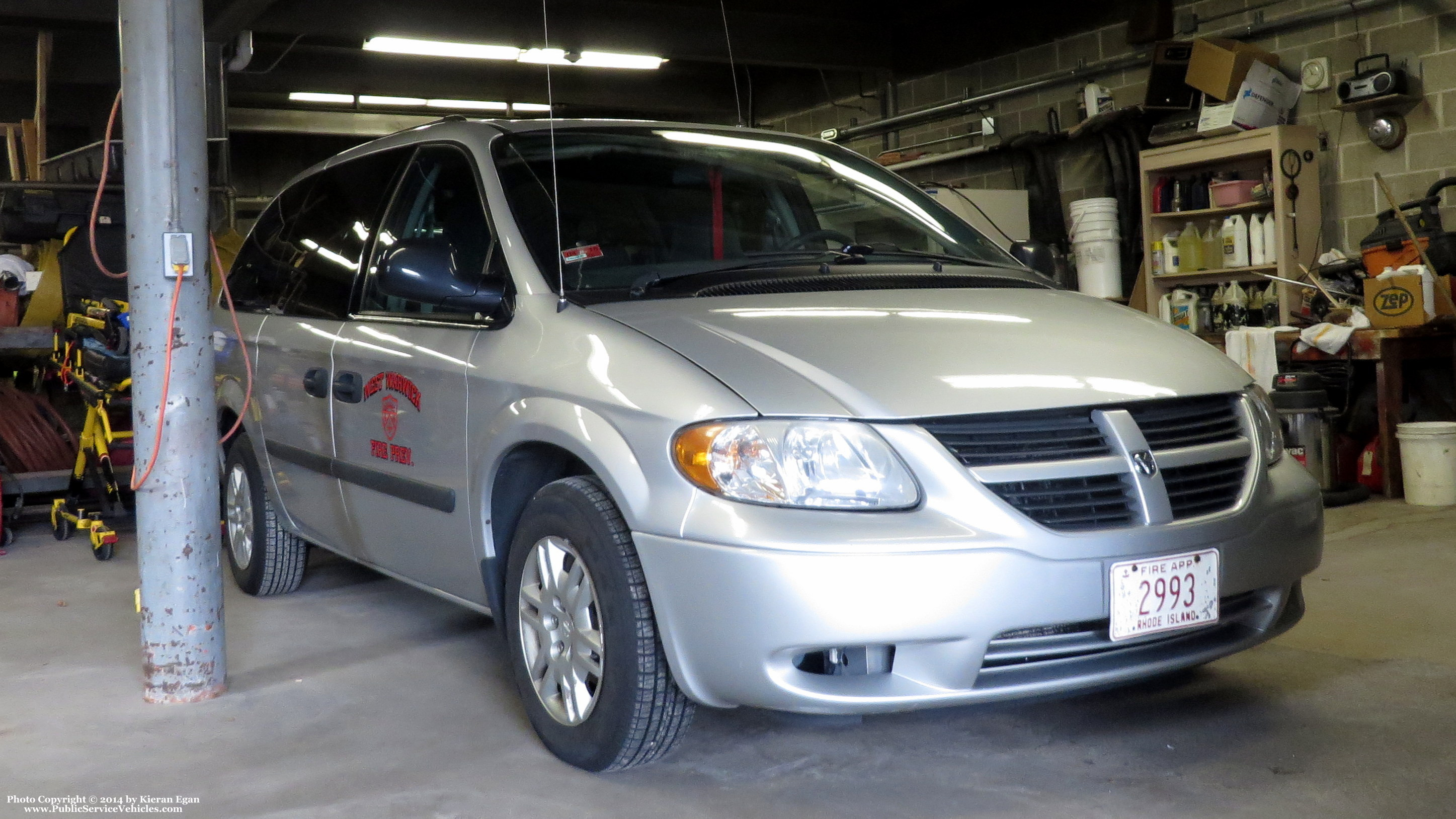 A photo  of West Warwick Fire
            Car 4, a 2001-2007 Dodge Caravan             taken by Kieran Egan