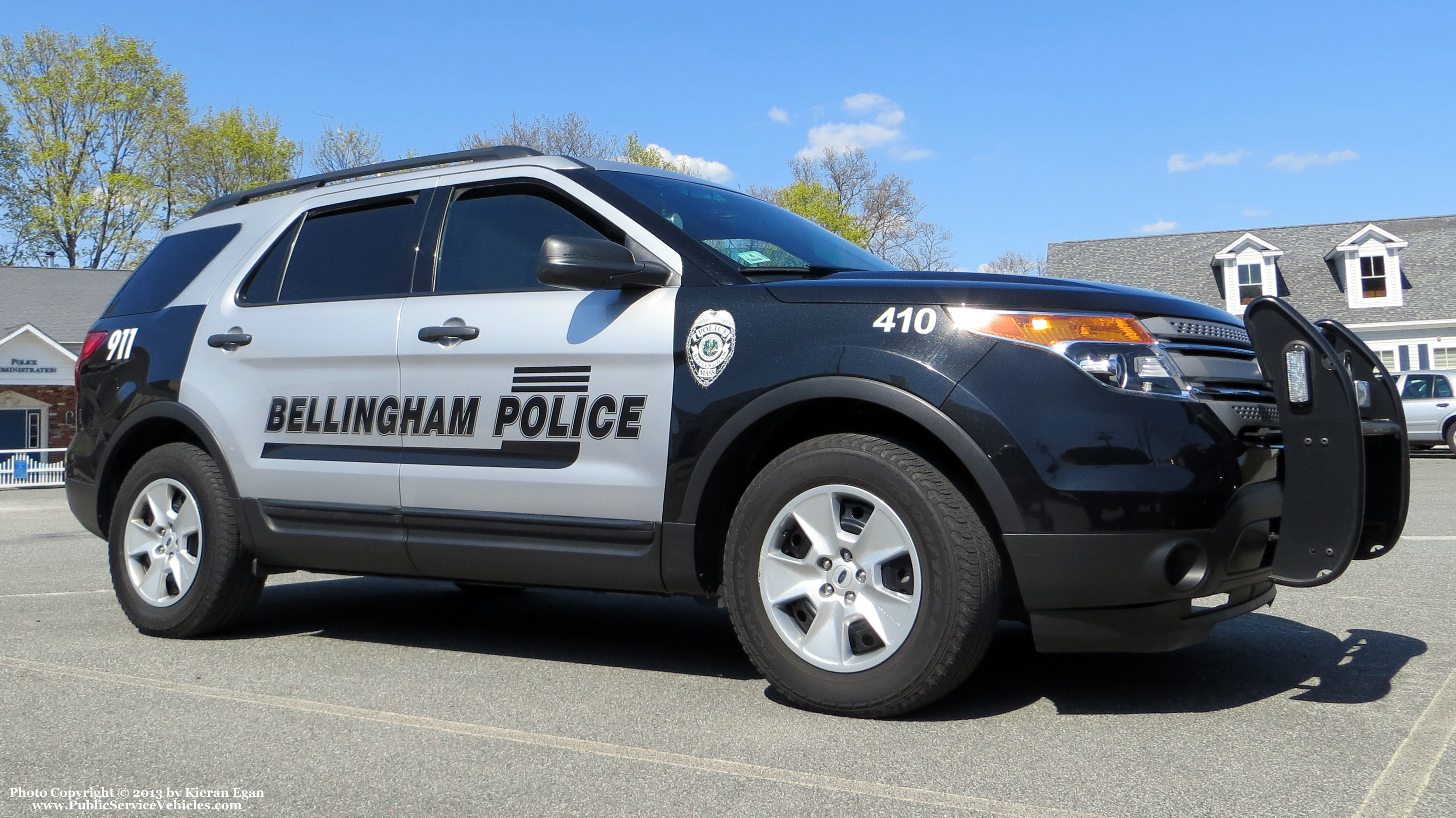 A photo  of Bellingham Police
            Cruiser 410, a 2011 Ford Explorer             taken by Kieran Egan