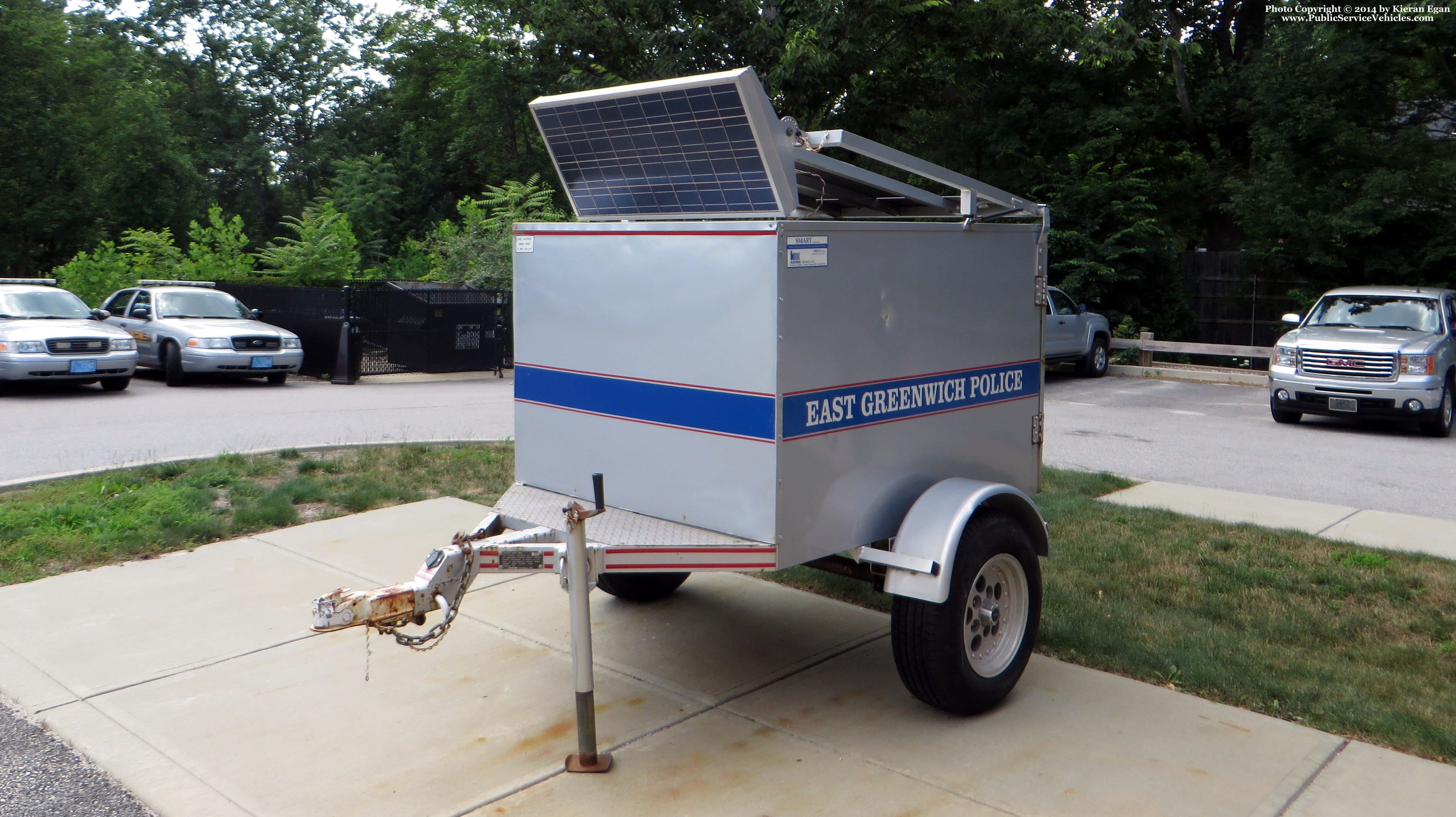 A photo  of East Greenwich Police
            Speed Trailer, a 1990-2010 Speed Trailer /1990-2010 Speed Trailer              taken by Kieran Egan