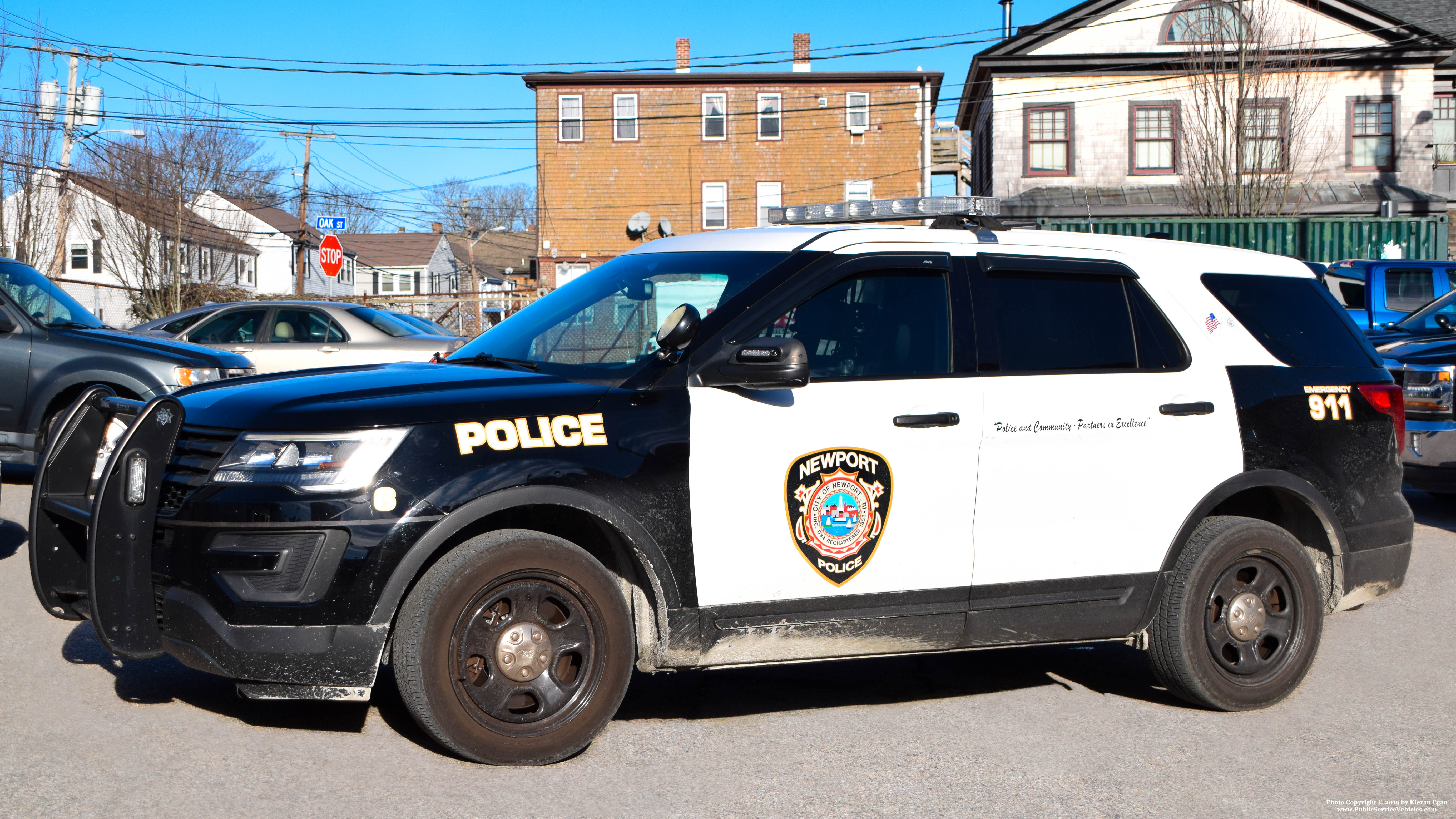 A photo  of Newport Police
            Car 6, a 2016 Ford Police Interceptor Utility             taken by Kieran Egan