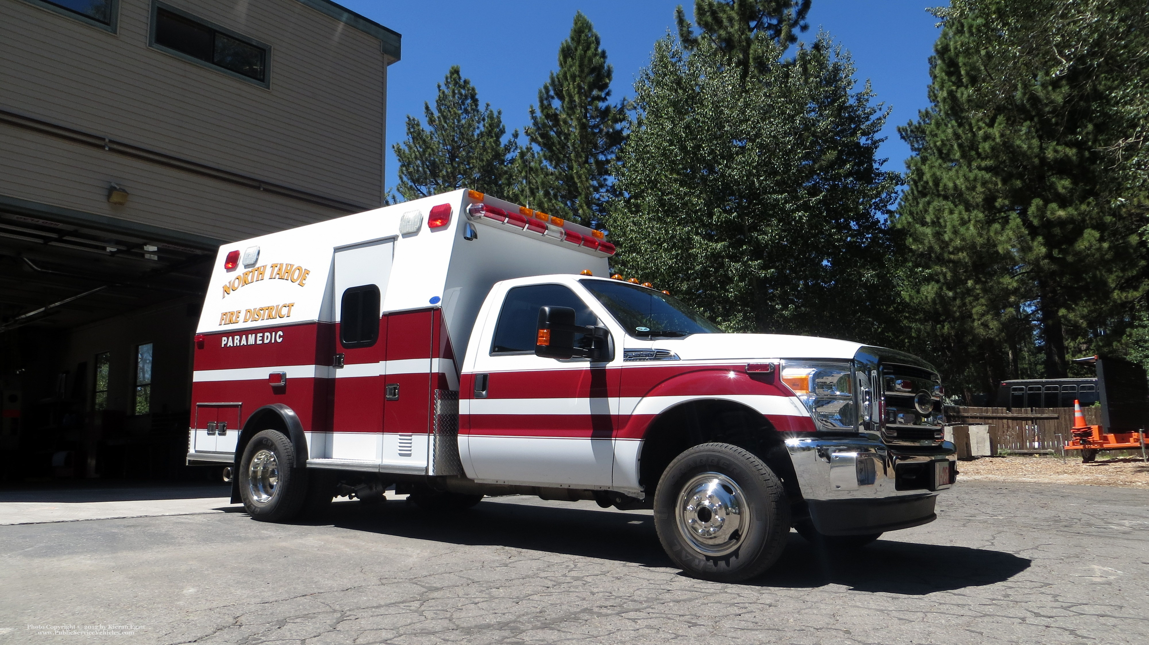 A photo  of North Tahoe Fire District
            Ambulance 252, a 2011 Ford F-350             taken by Kieran Egan