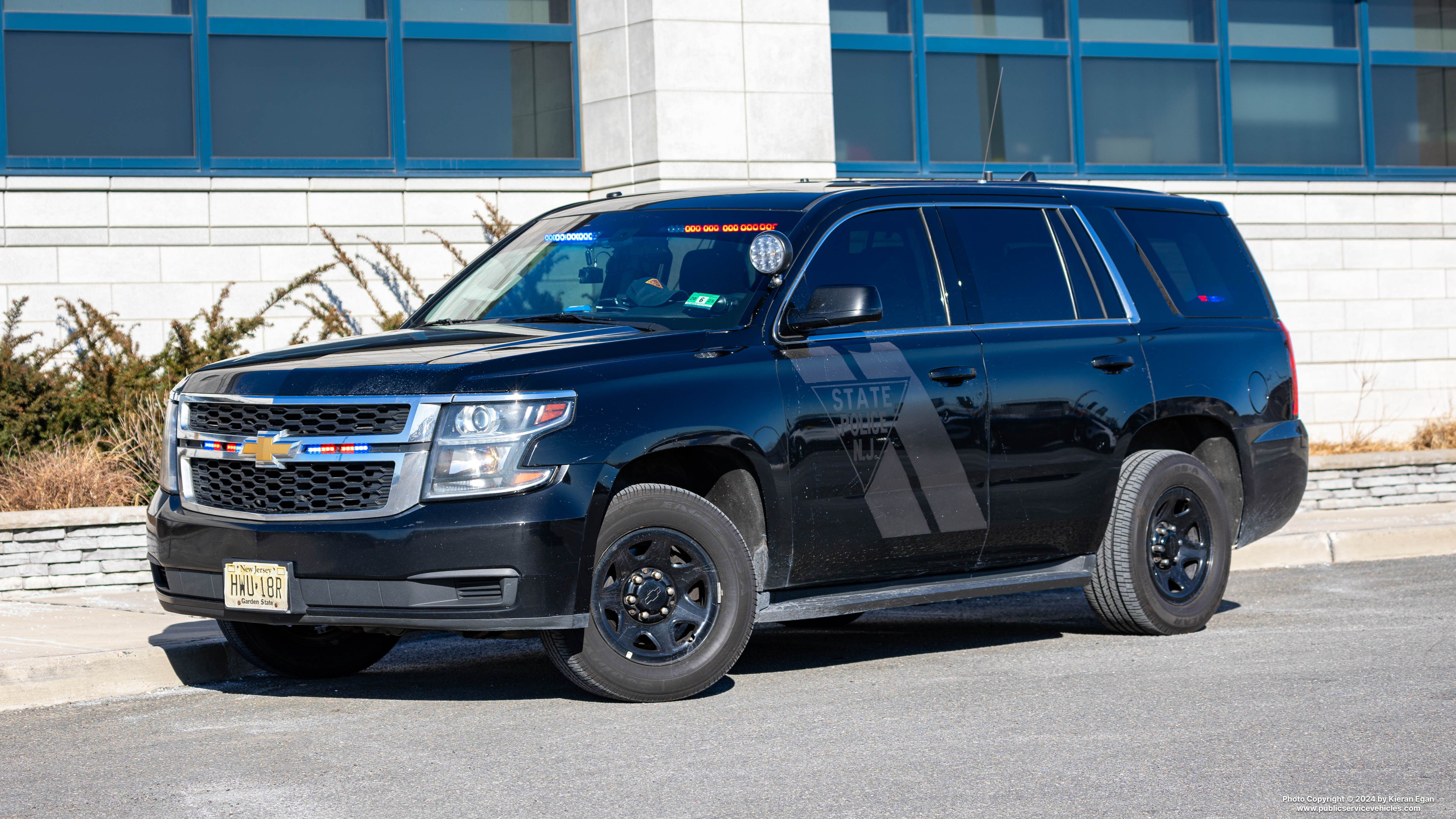 A photo  of New Jersey State Police
            Patrol Unit, a 2018 Chevrolet Tahoe             taken by Kieran Egan