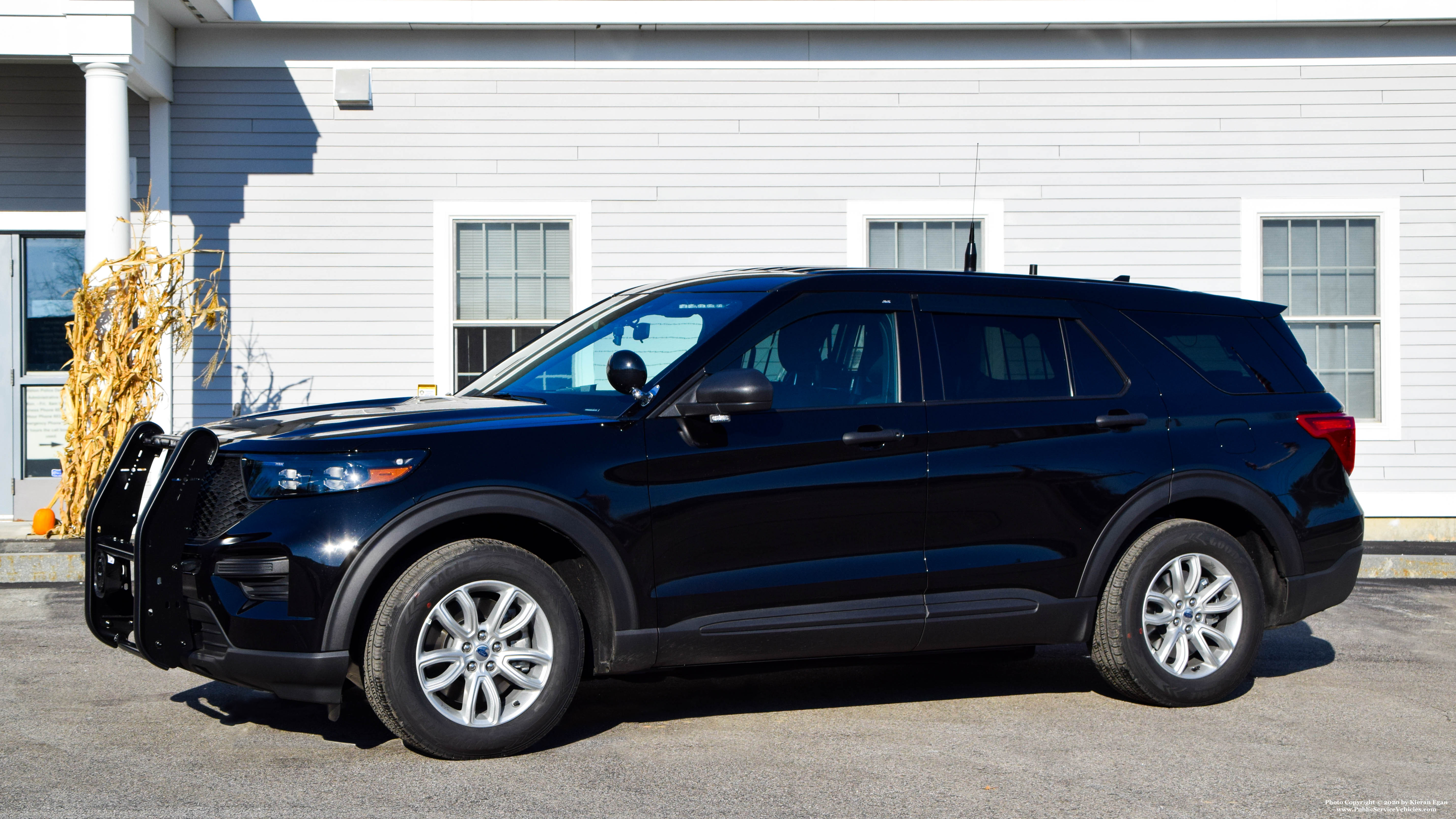 A photo  of Littleton Police
            Car 4, a 2020 Ford Police Interceptor Utility             taken by Kieran Egan