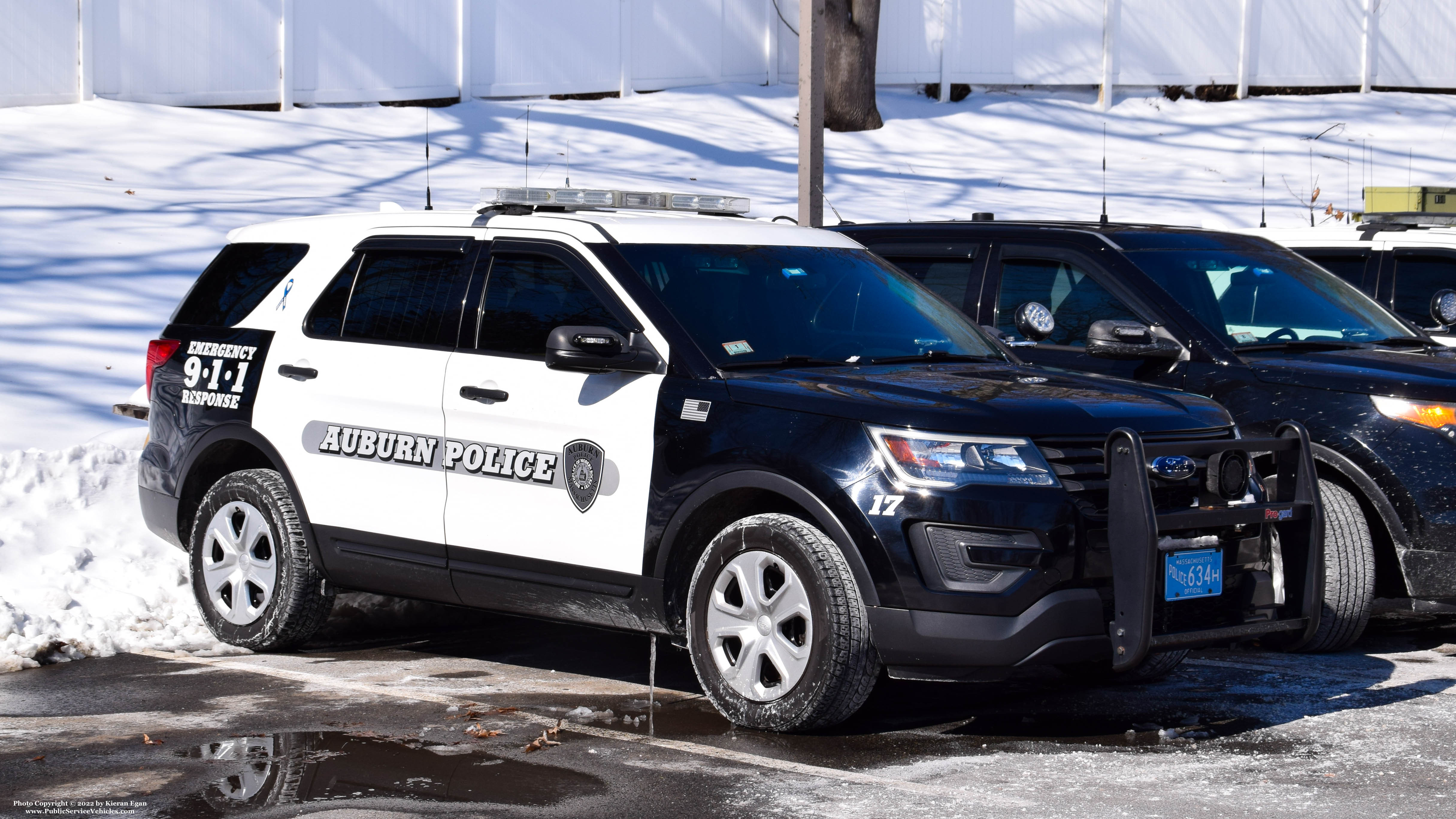 A photo  of Auburn Police
            Car 17, a 2016 Ford Police Interceptor Utility             taken by Kieran Egan