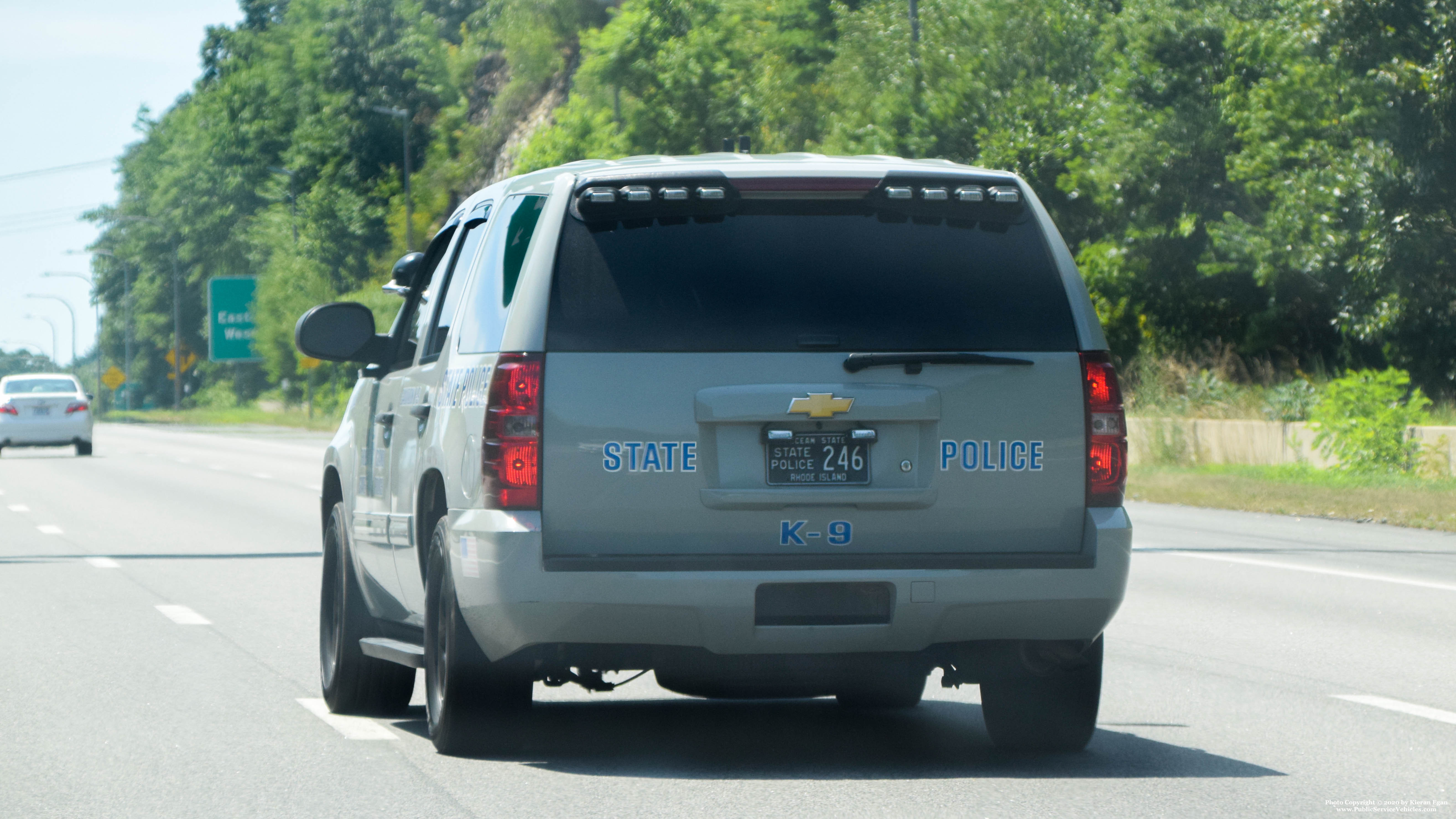 A photo  of Rhode Island State Police
            Cruiser 246, a 2013 Chevrolet Tahoe             taken by Kieran Egan