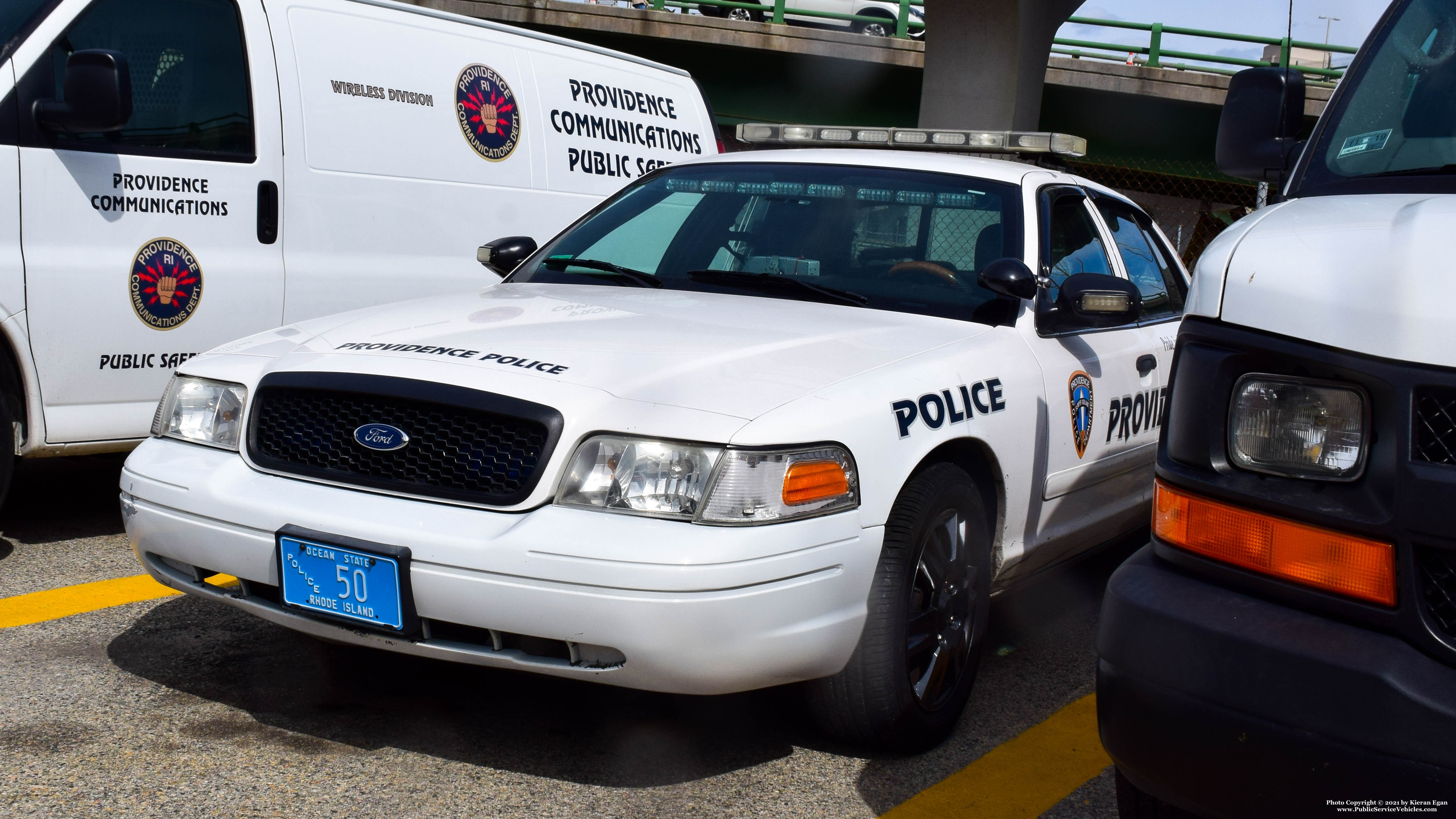 A photo  of Providence Police
            Cruiser 50, a 2006-2008 Ford Crown Victoria Police Interceptor             taken by Kieran Egan