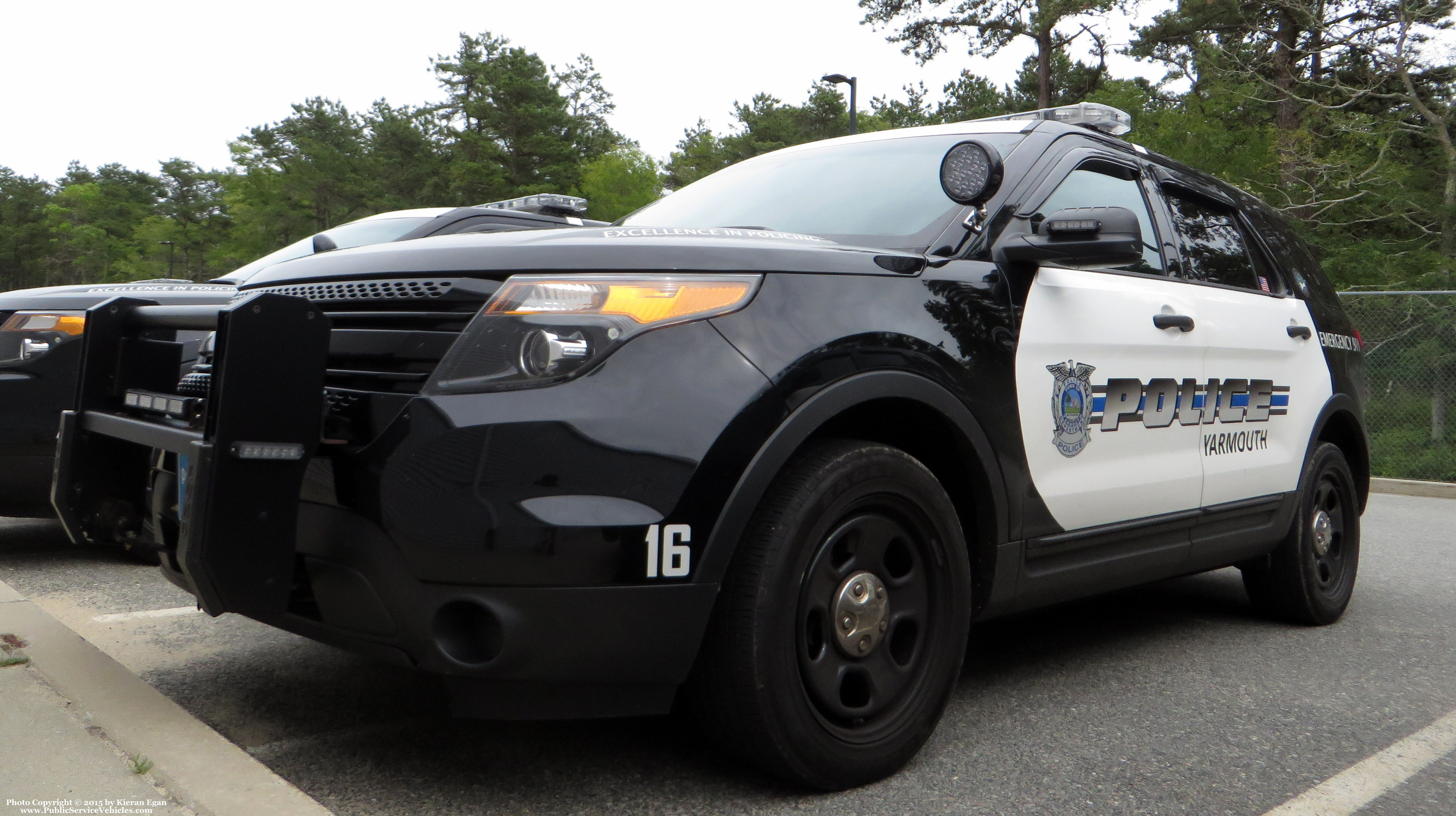 A photo  of Yarmouth Police
            J-16, a 2013-2015 Ford Police Interceptor Utility             taken by Kieran Egan