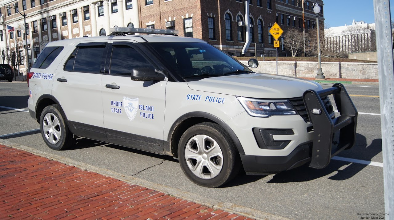 A photo  of Rhode Island State Police
            Cruiser 238, a 2017 Ford Police Interceptor Utility             taken by Jamian Malo