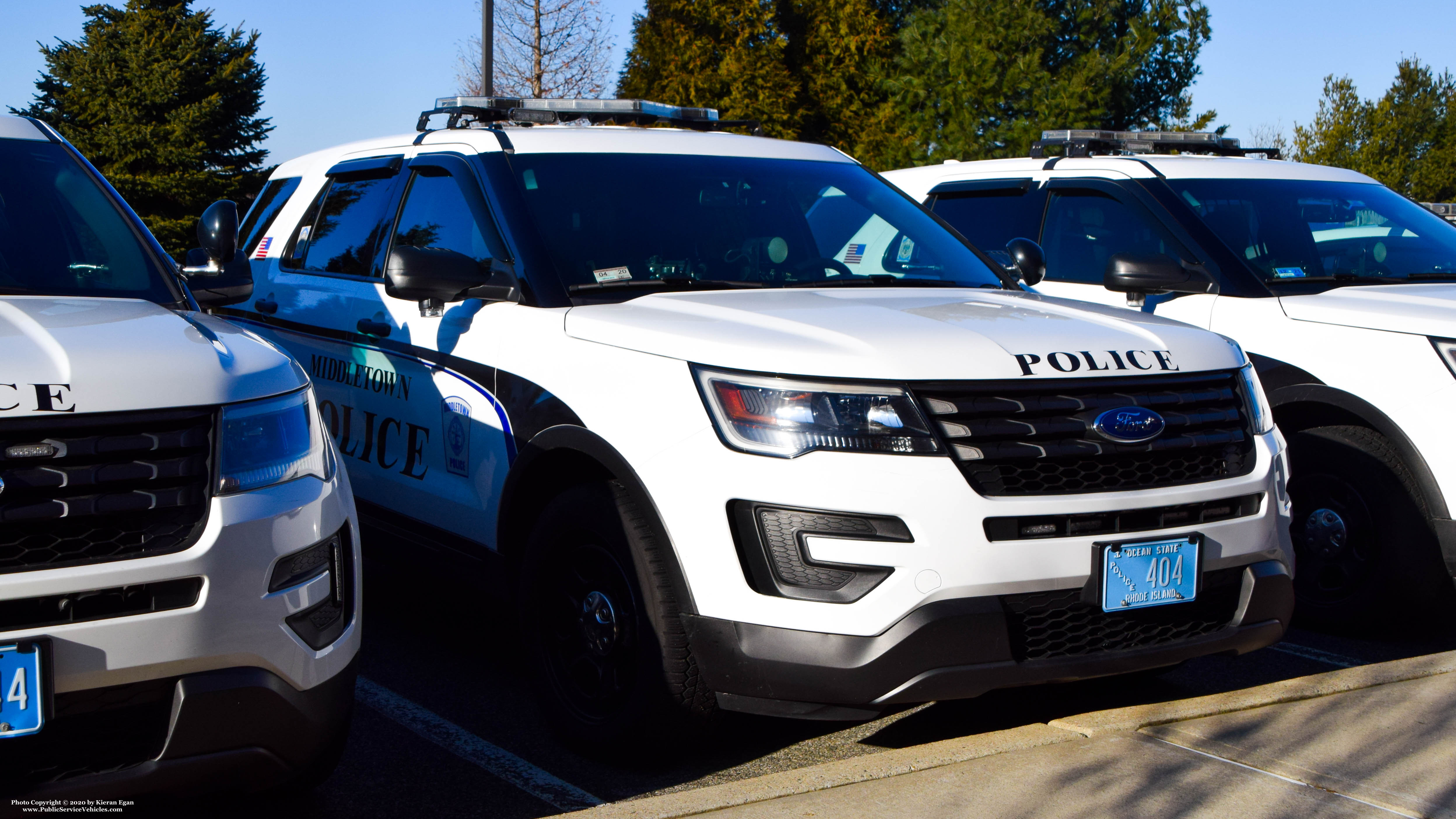 A photo  of Middletown Police
            Cruiser 404, a 2019 Ford Police Interceptor Utility             taken by Kieran Egan