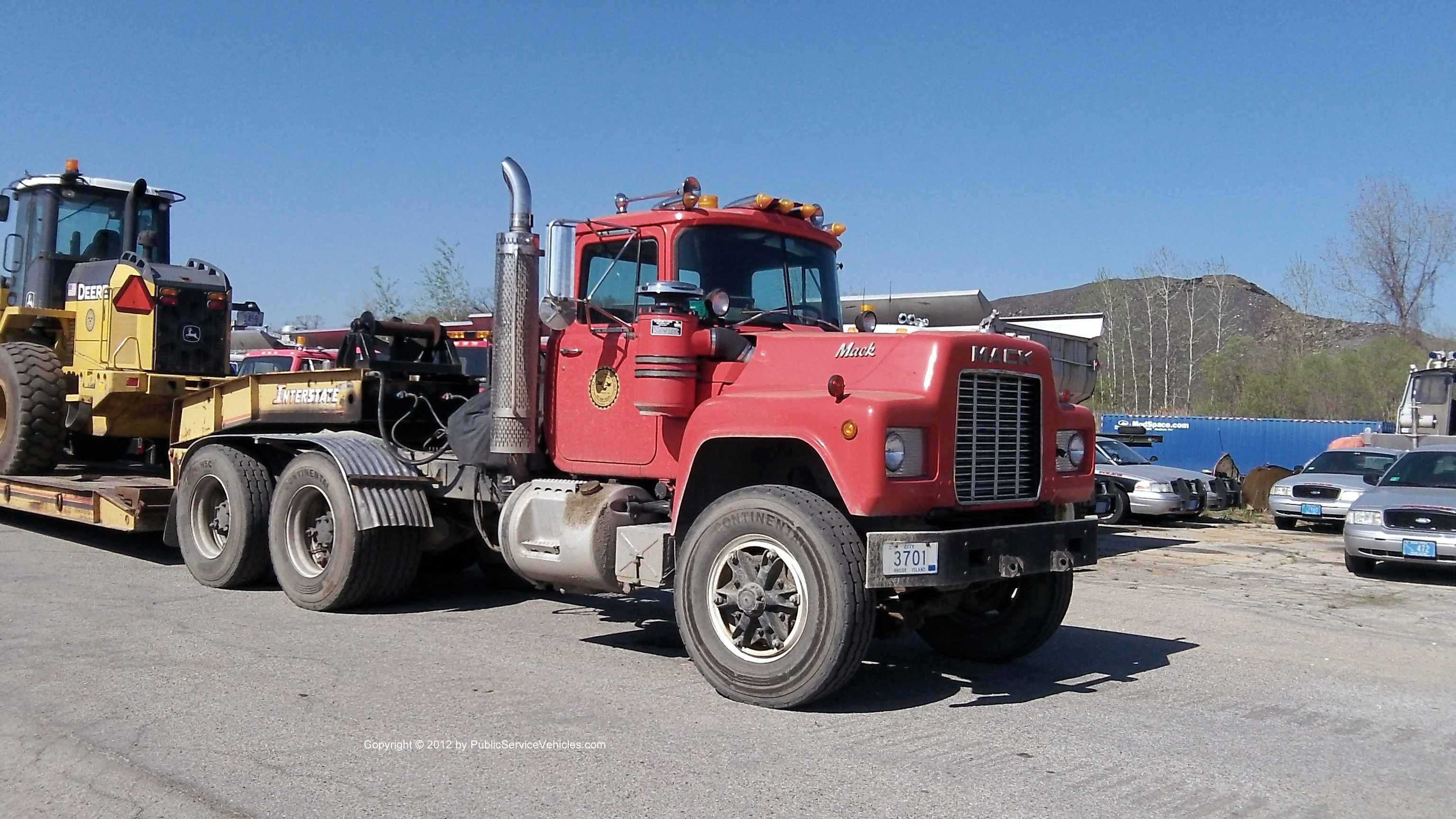 A photo  of East Providence Highway Division
            Truck 3701, a 1980-2000 Mack             taken by Kieran Egan