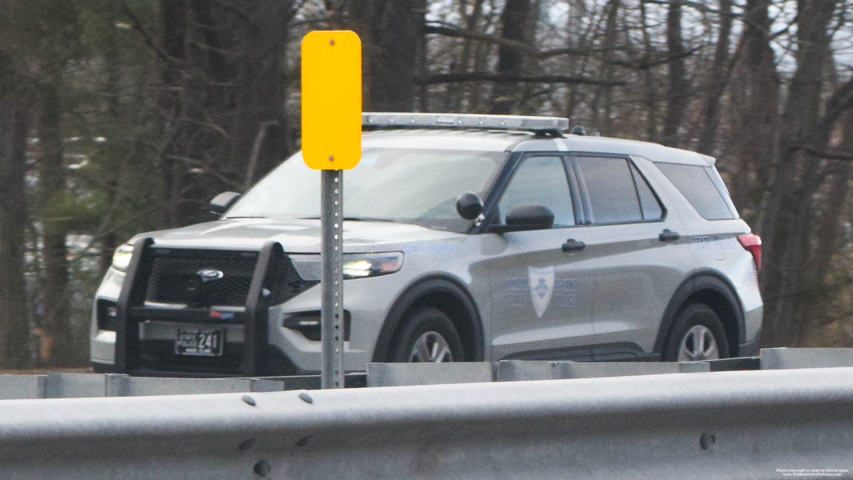 A photo  of Rhode Island State Police
            Cruiser 241, a 2020 Ford Police Interceptor Utility             taken by Kieran Egan