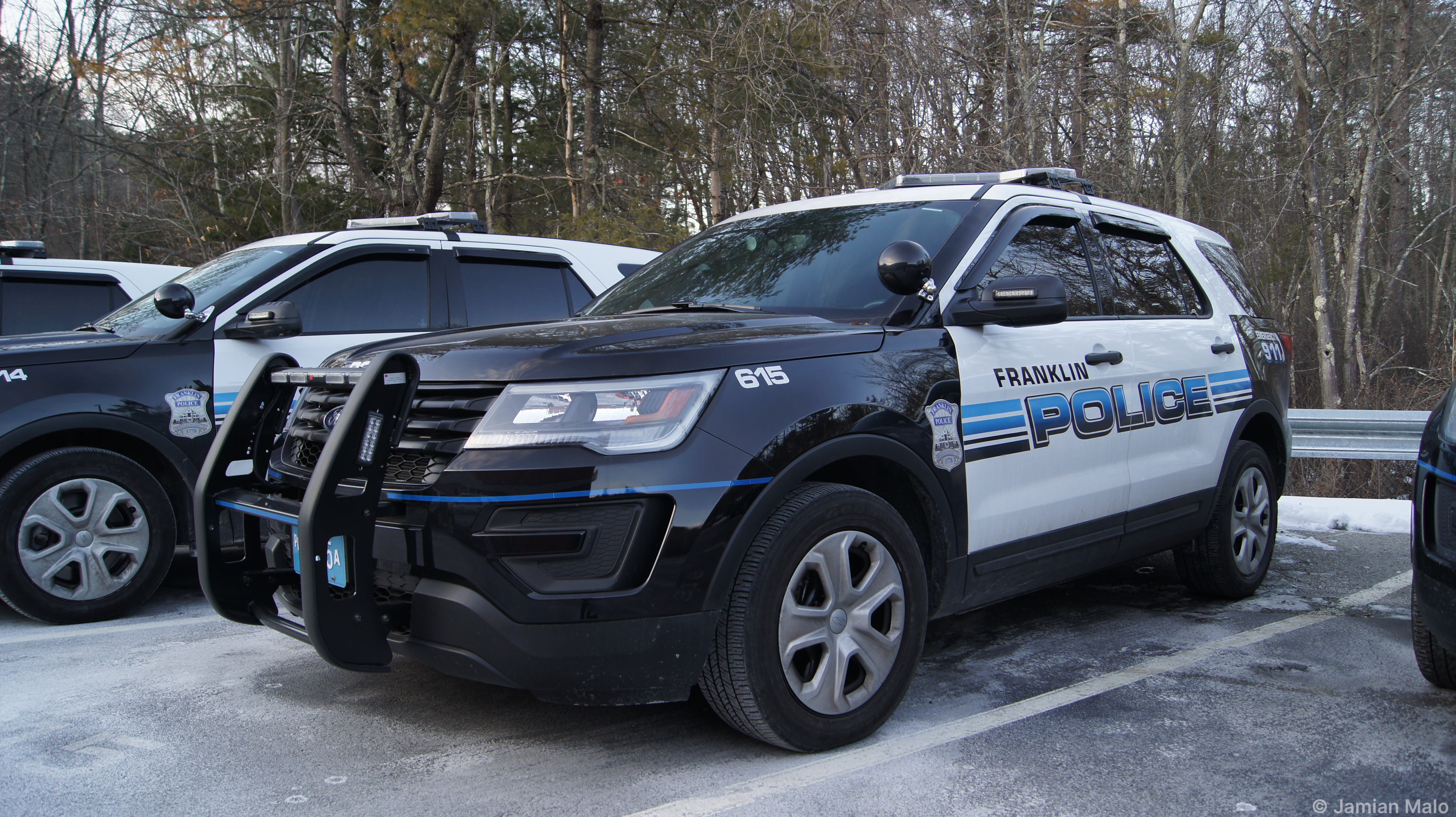 A photo  of Franklin Police
            Cruiser 615, a 2016-2019 Ford Police Interceptor Utility             taken by Jamian Malo