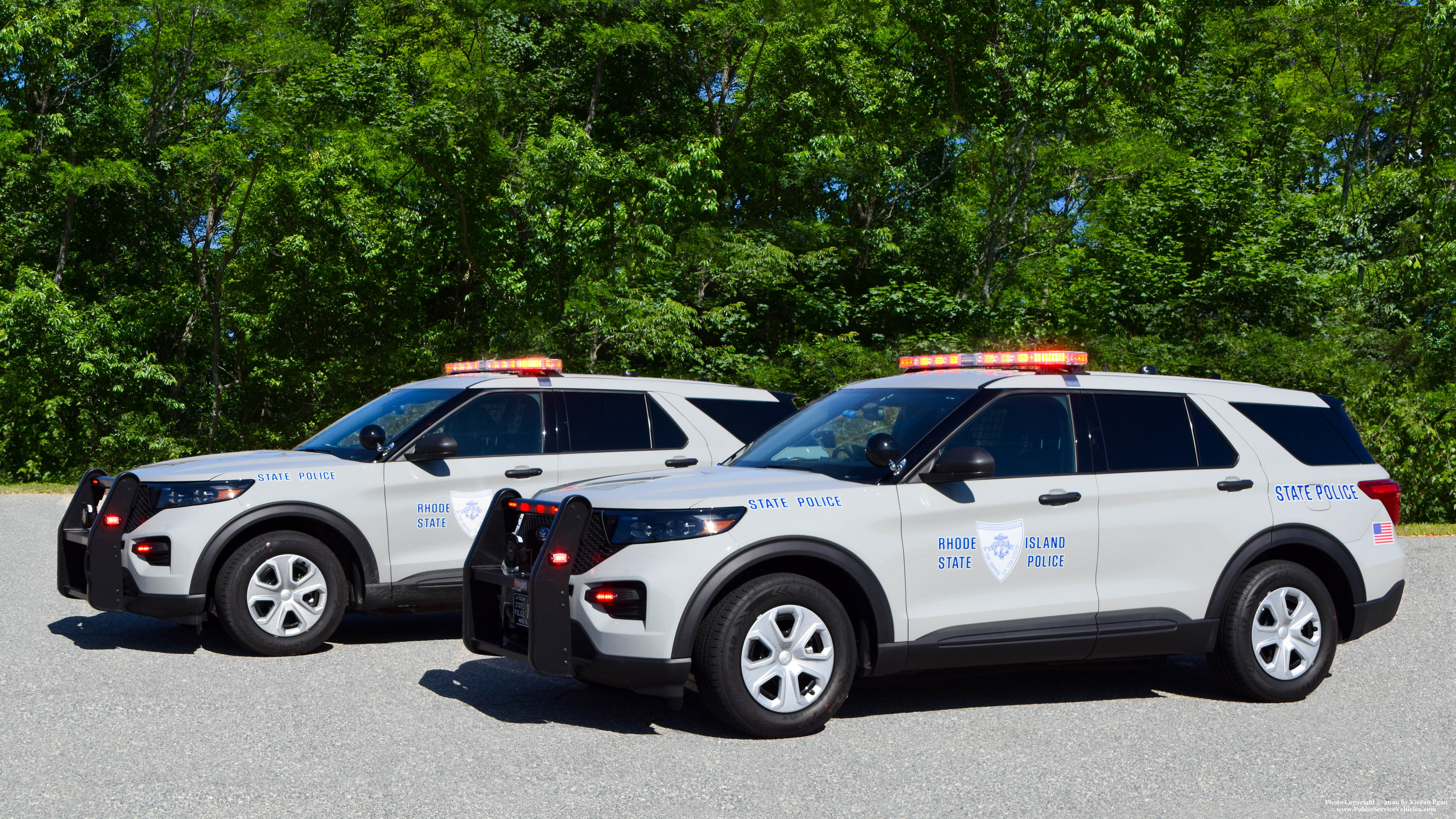 A photo  of Rhode Island State Police
            Cruiser 133, a 2020 Ford Police Interceptor Utility             taken by Kieran Egan