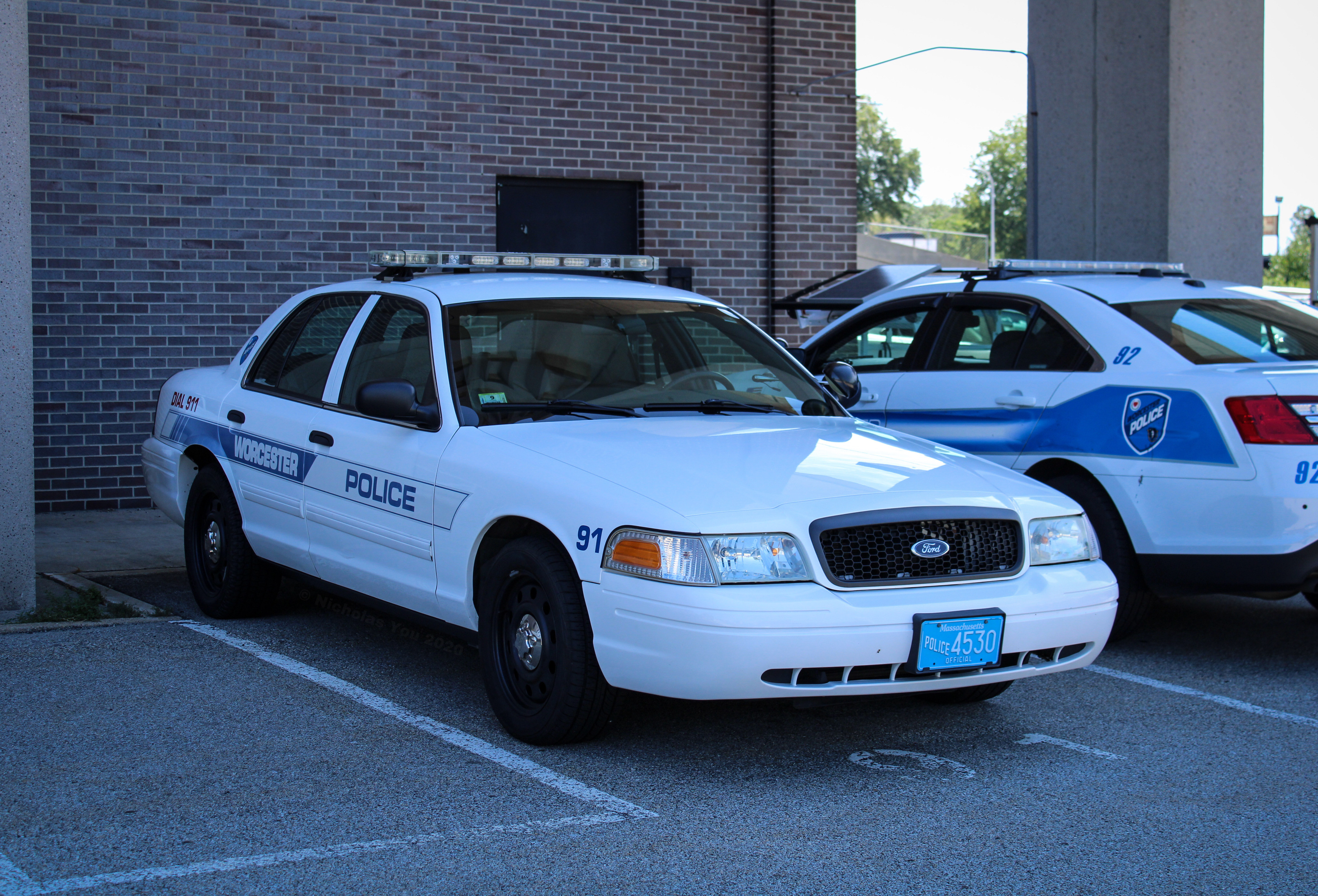 A photo  of Worcester Police
            Cruiser 91, a 2011 Ford Crown Victoria Police Interceptor             taken by Nicholas You