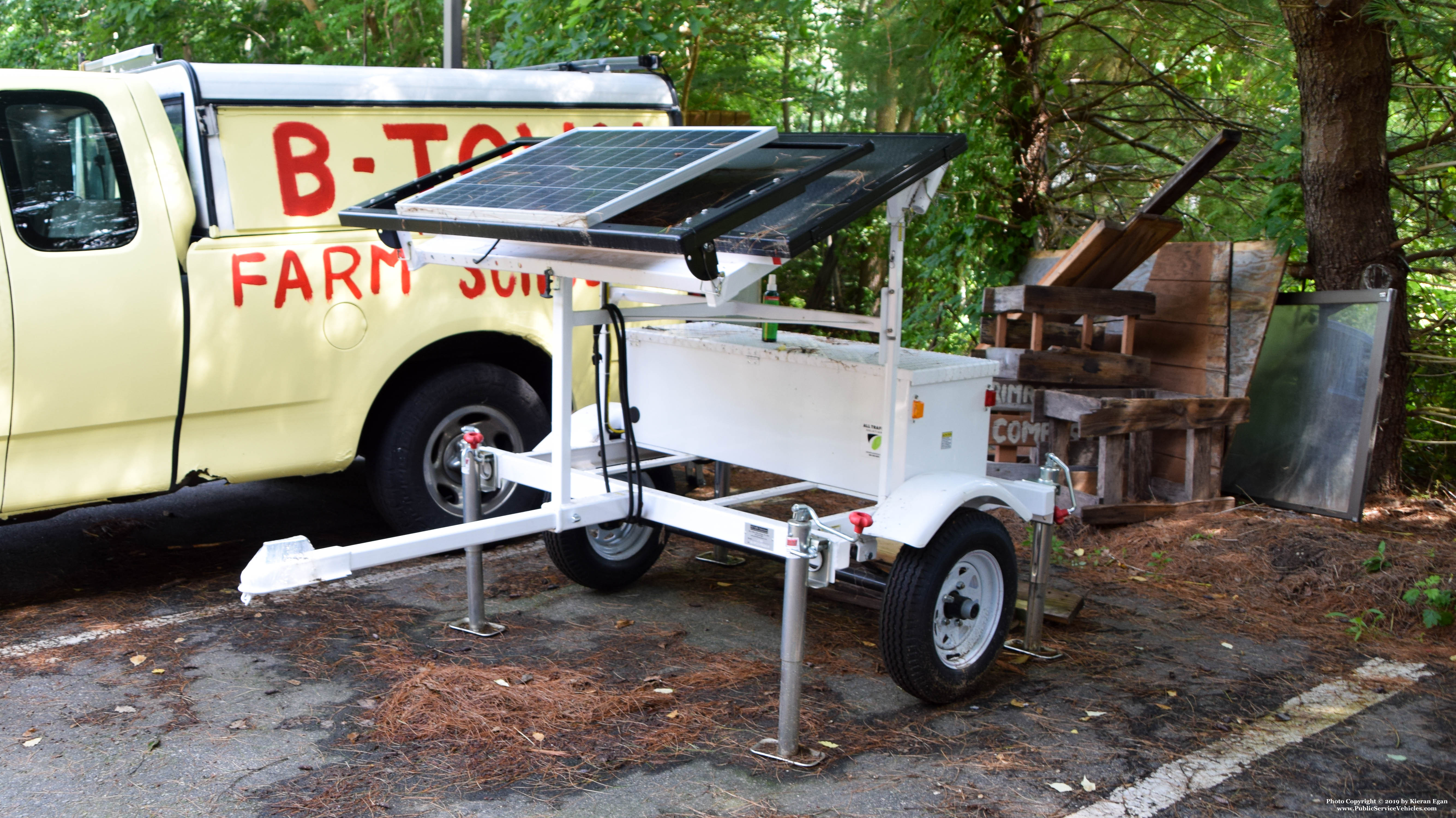 A photo  of Barrington Police
            Speed Trailer 3, a 2019 MPH Speed Monitor             taken by Kieran Egan
