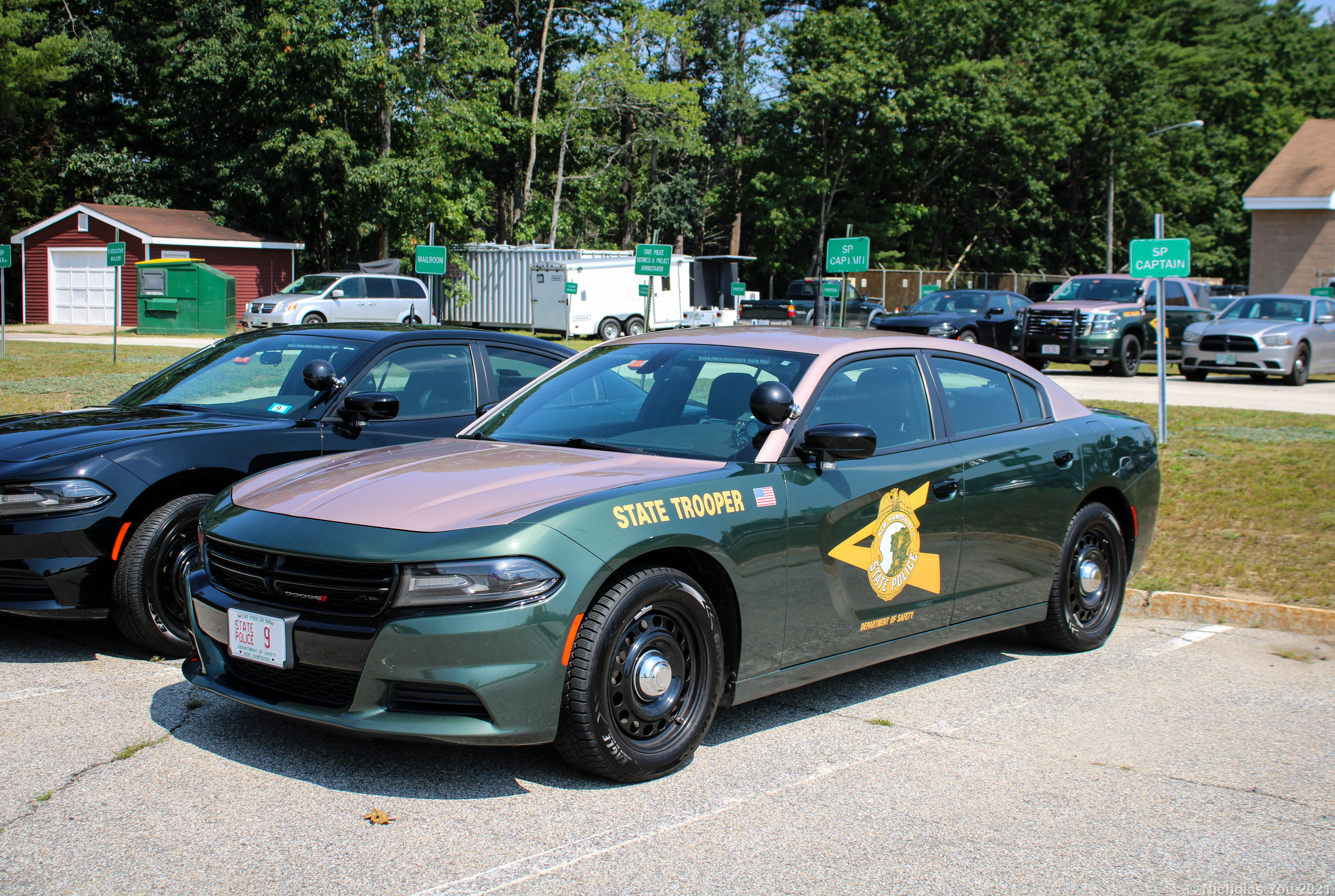 A photo  of New Hampshire State Police
            Cruiser 9, a 2015-2019 Dodge Charger             taken by Nicholas You