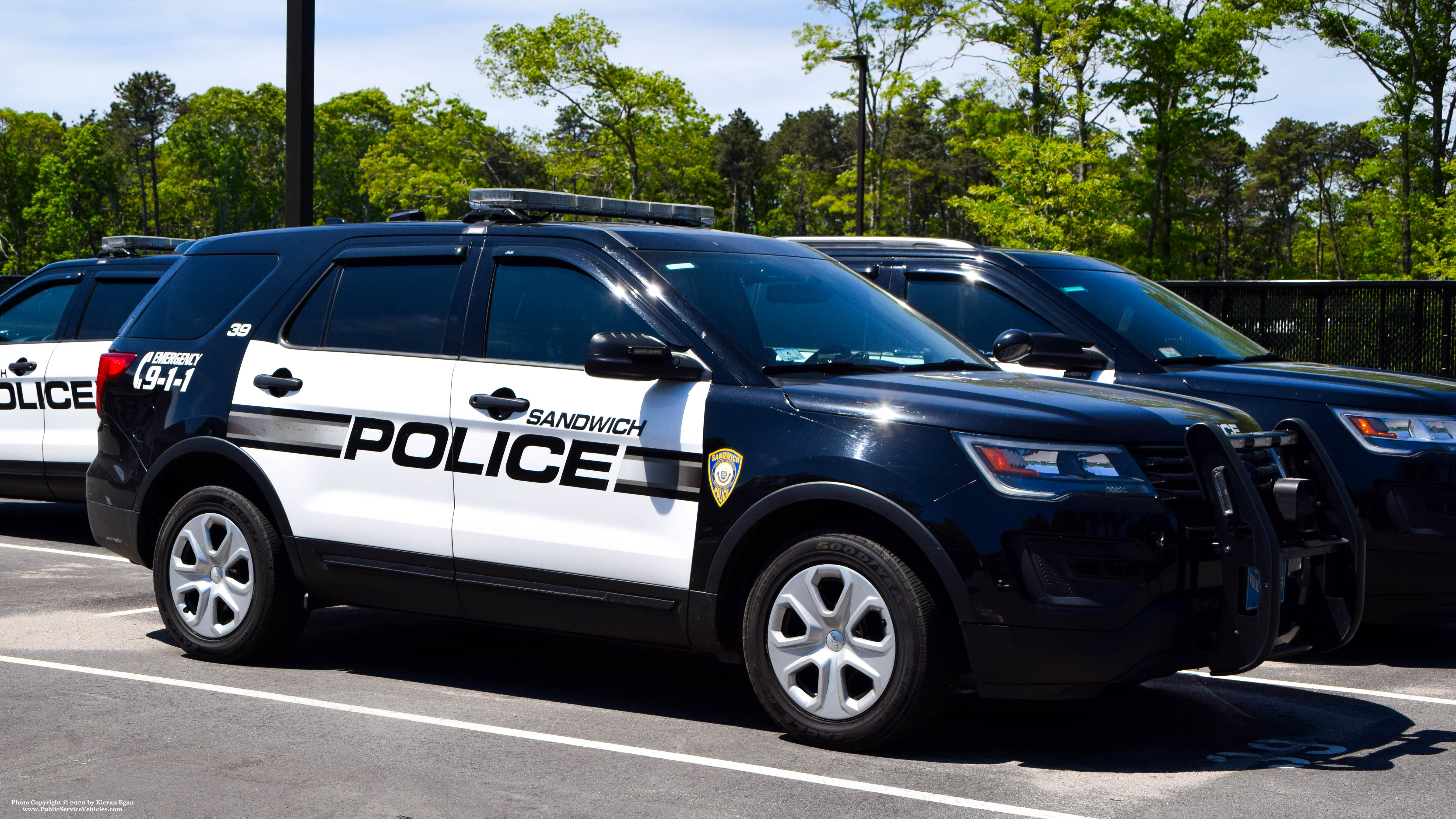 A photo  of Sandwich Police
            Cruiser 39, a 2017 Ford Police Interceptor Utility             taken by Kieran Egan