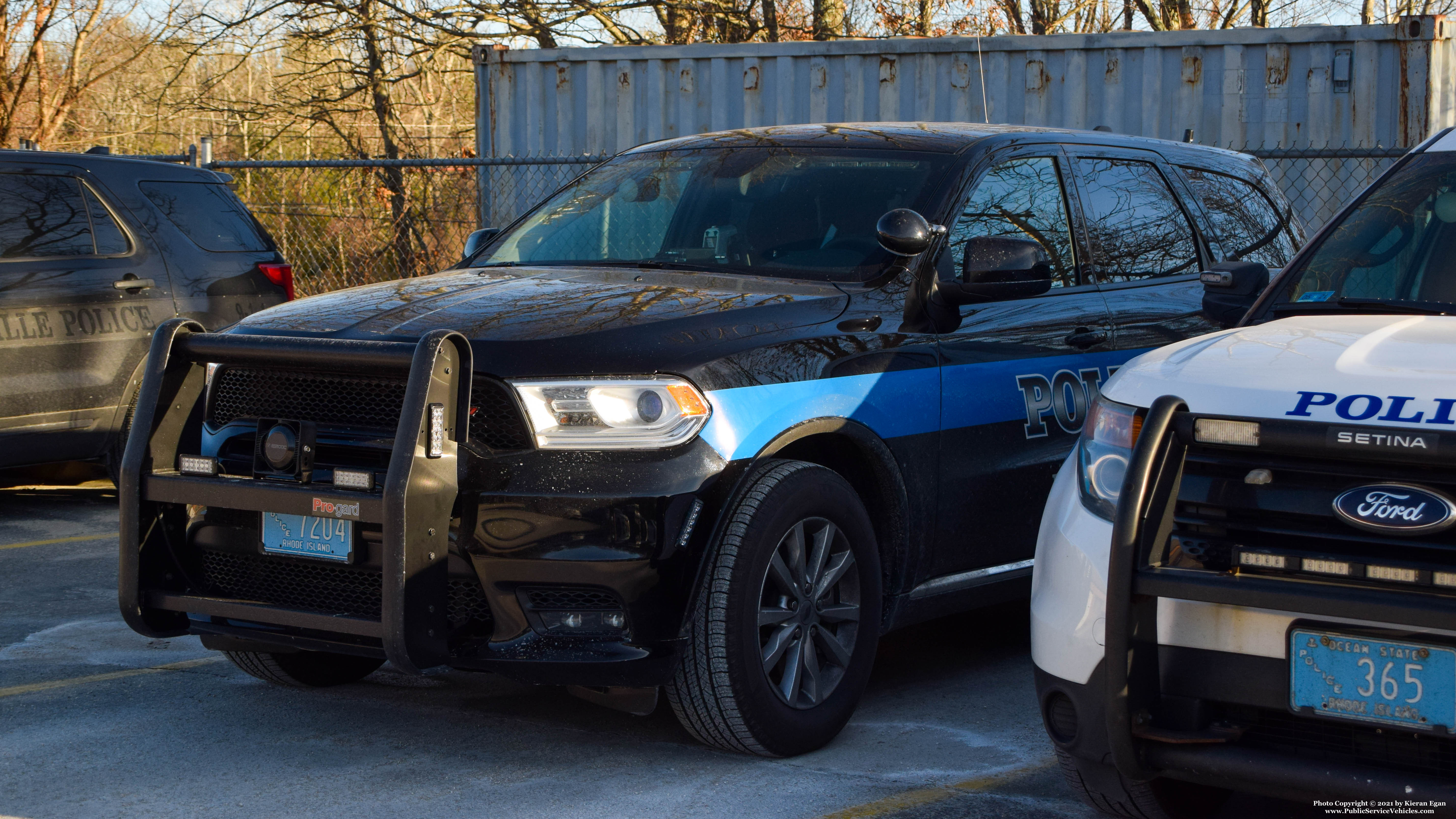 A photo  of Burrillville Police
            Cruiser 7204, a 2019 Dodge Durango             taken by Kieran Egan