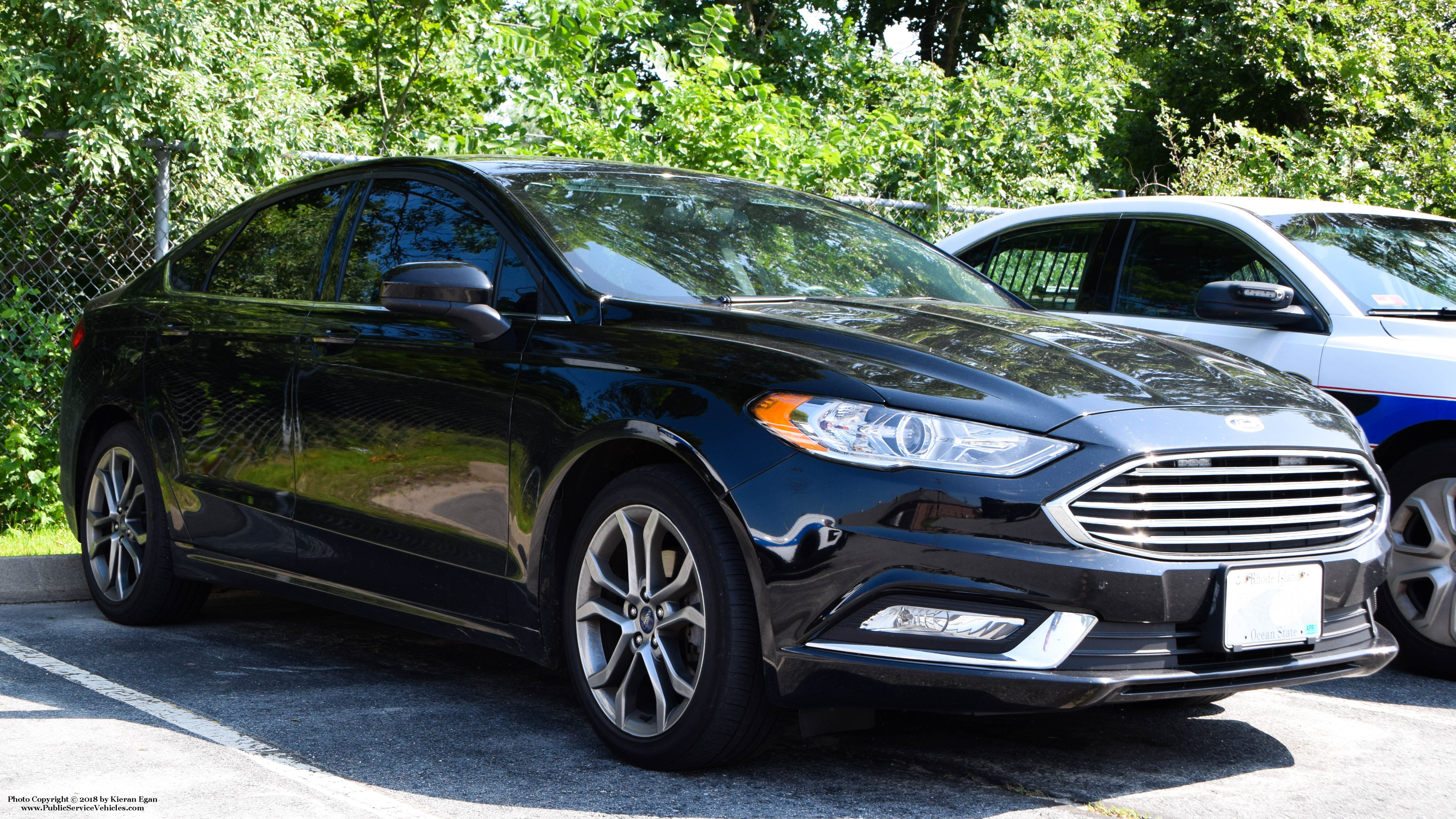 A photo  of Burrillville Police
            Cruiser 6747, a 2012-2018 Ford Fusion             taken by Kieran Egan