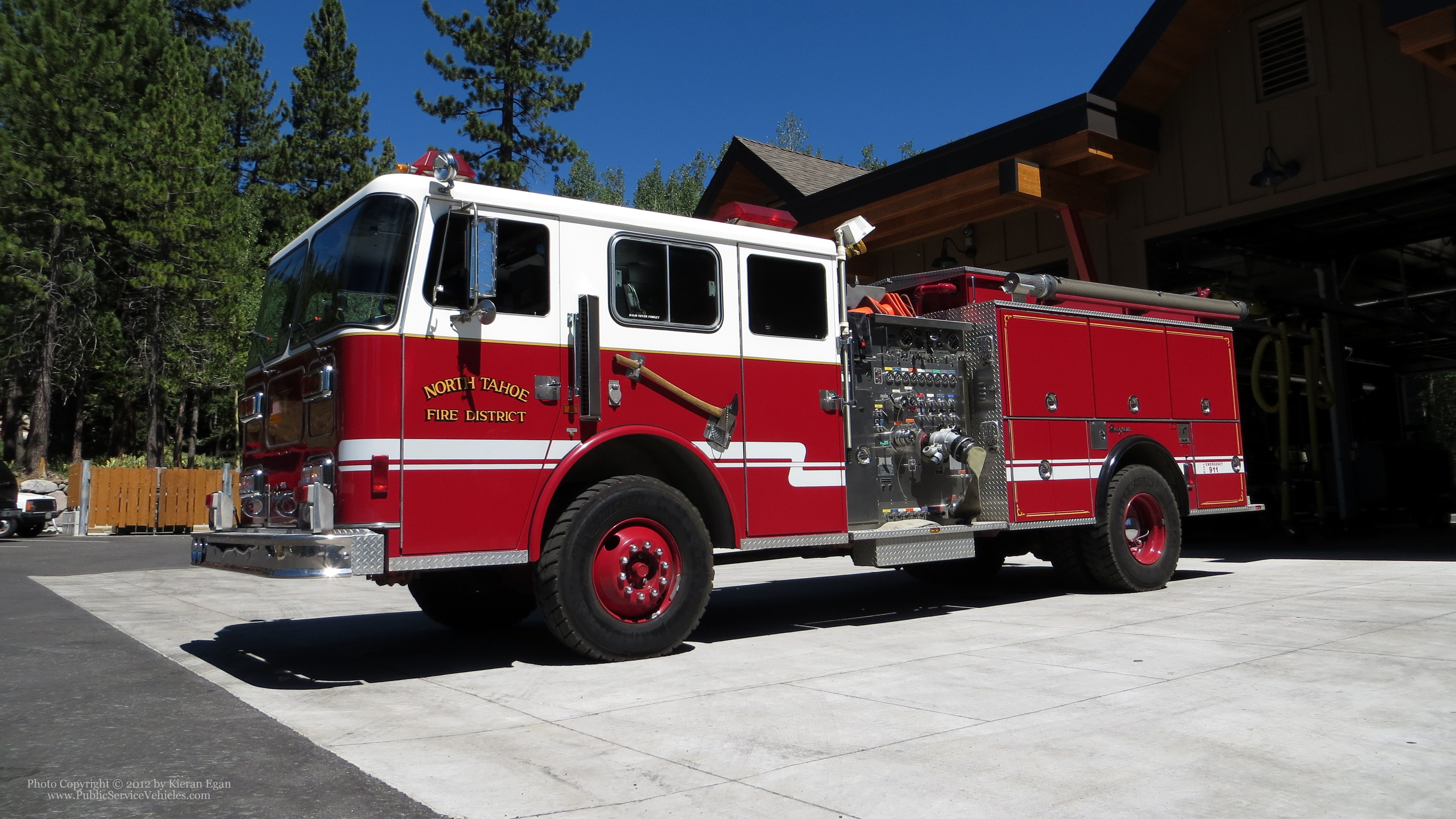 A photo  of North Tahoe Fire District
            Engine 53, a 1990 Seagrave             taken by Kieran Egan