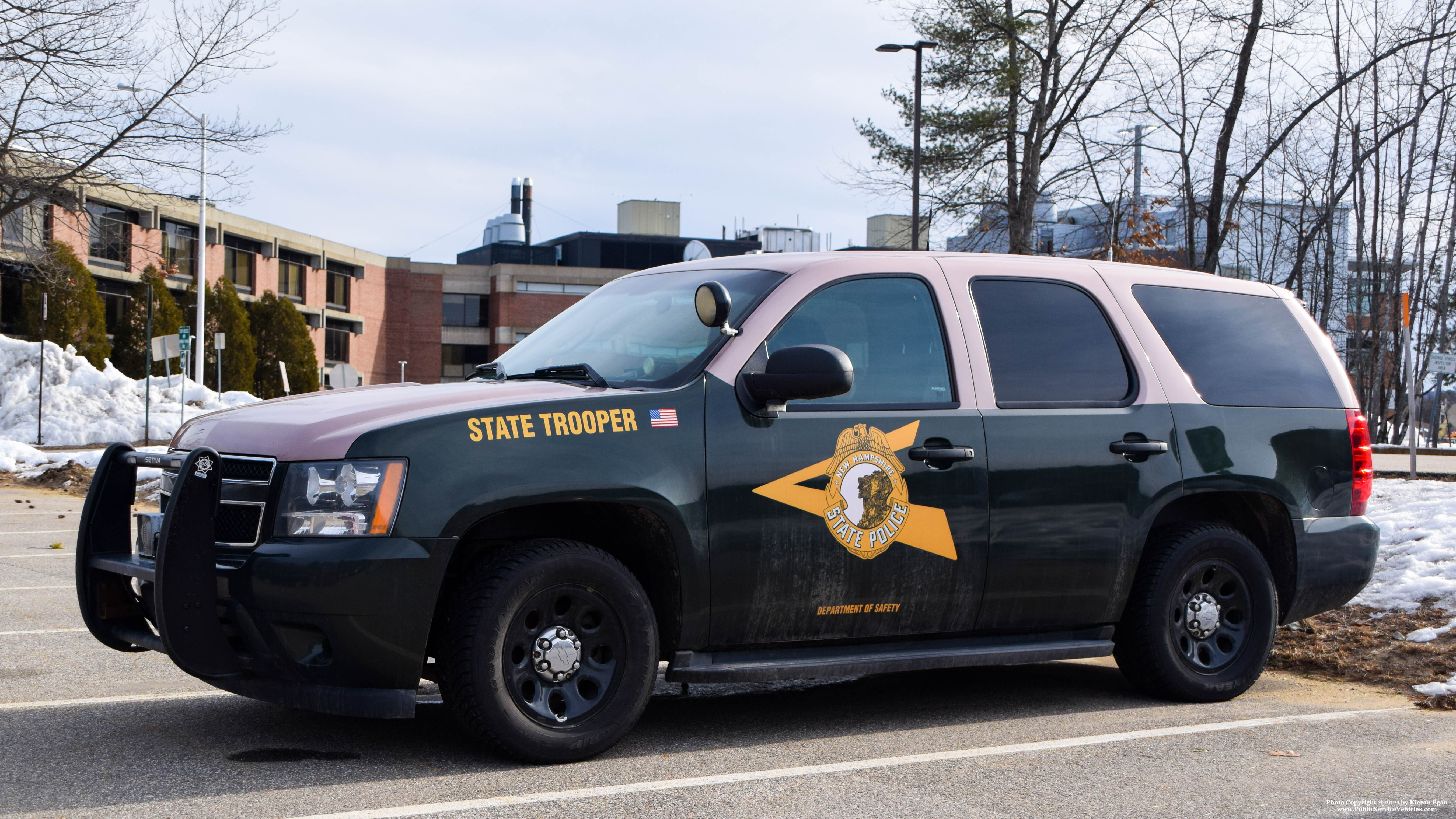 A photo  of New Hampshire State Police
            Cruiser 792, a 2007-2013 Chevrolet Tahoe             taken by Kieran Egan