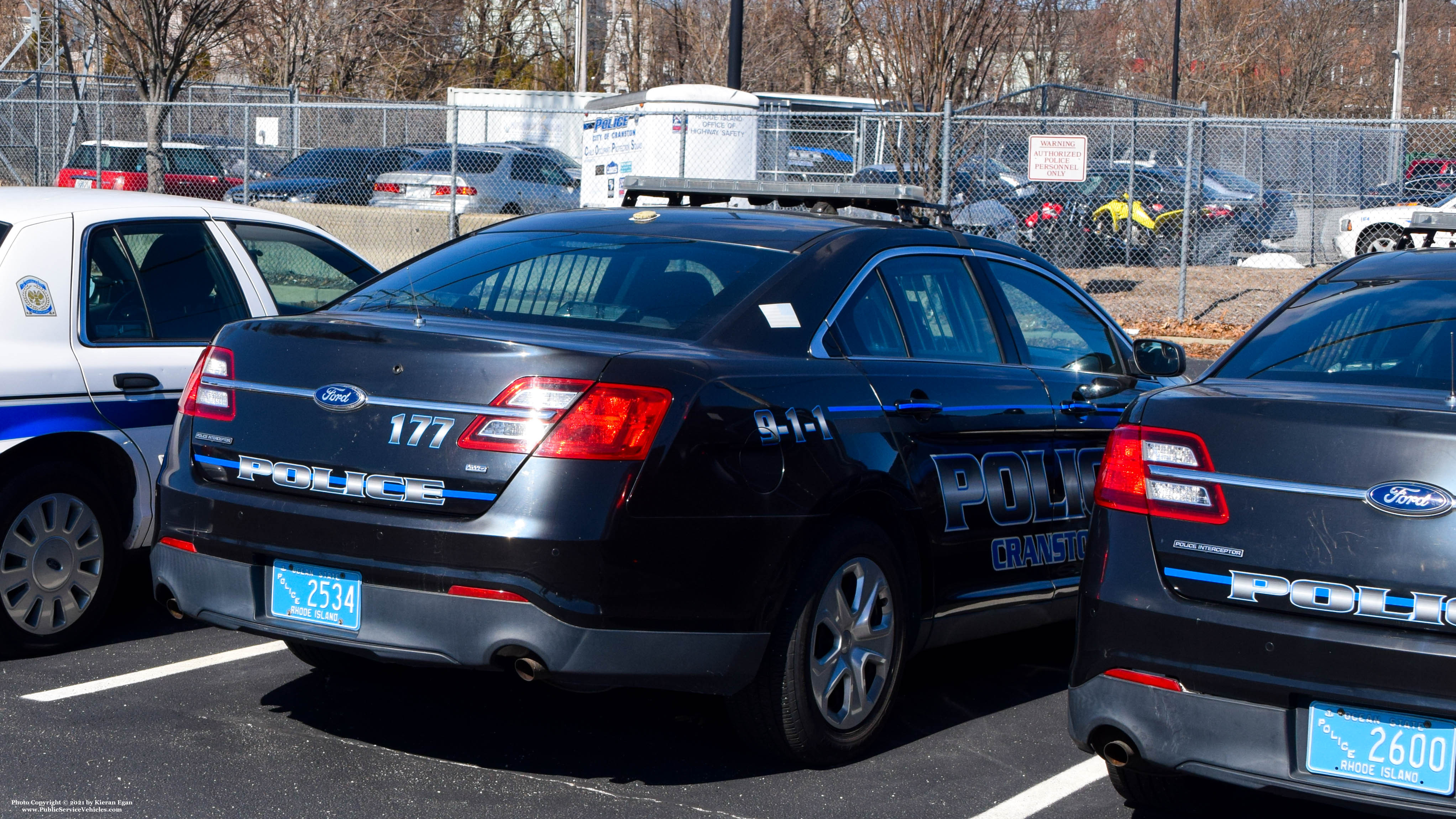 A photo  of Cranston Police
            Cruiser 177, a 2013-2015 Ford Police Interceptor Sedan             taken by Kieran Egan