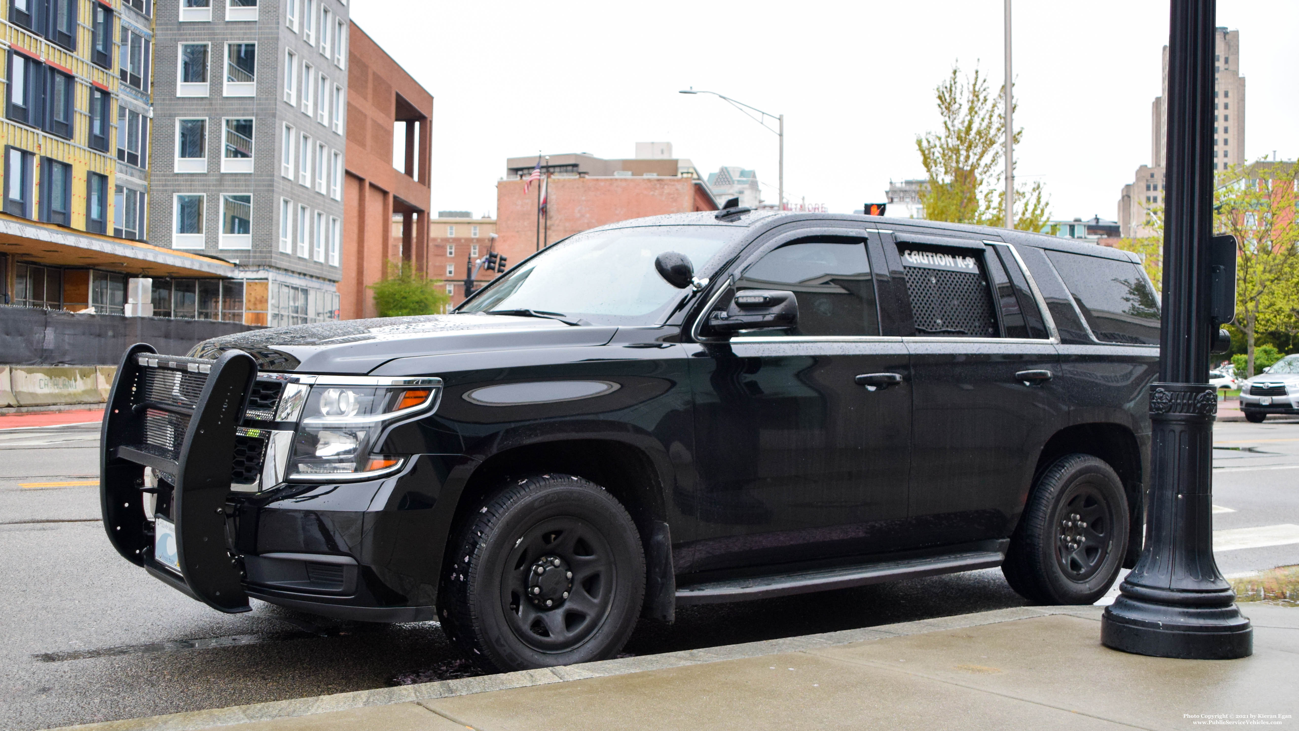 A photo  of Providence Police
            Unmarked Unit, a 2015-2018 Chevrolet Tahoe             taken by Kieran Egan