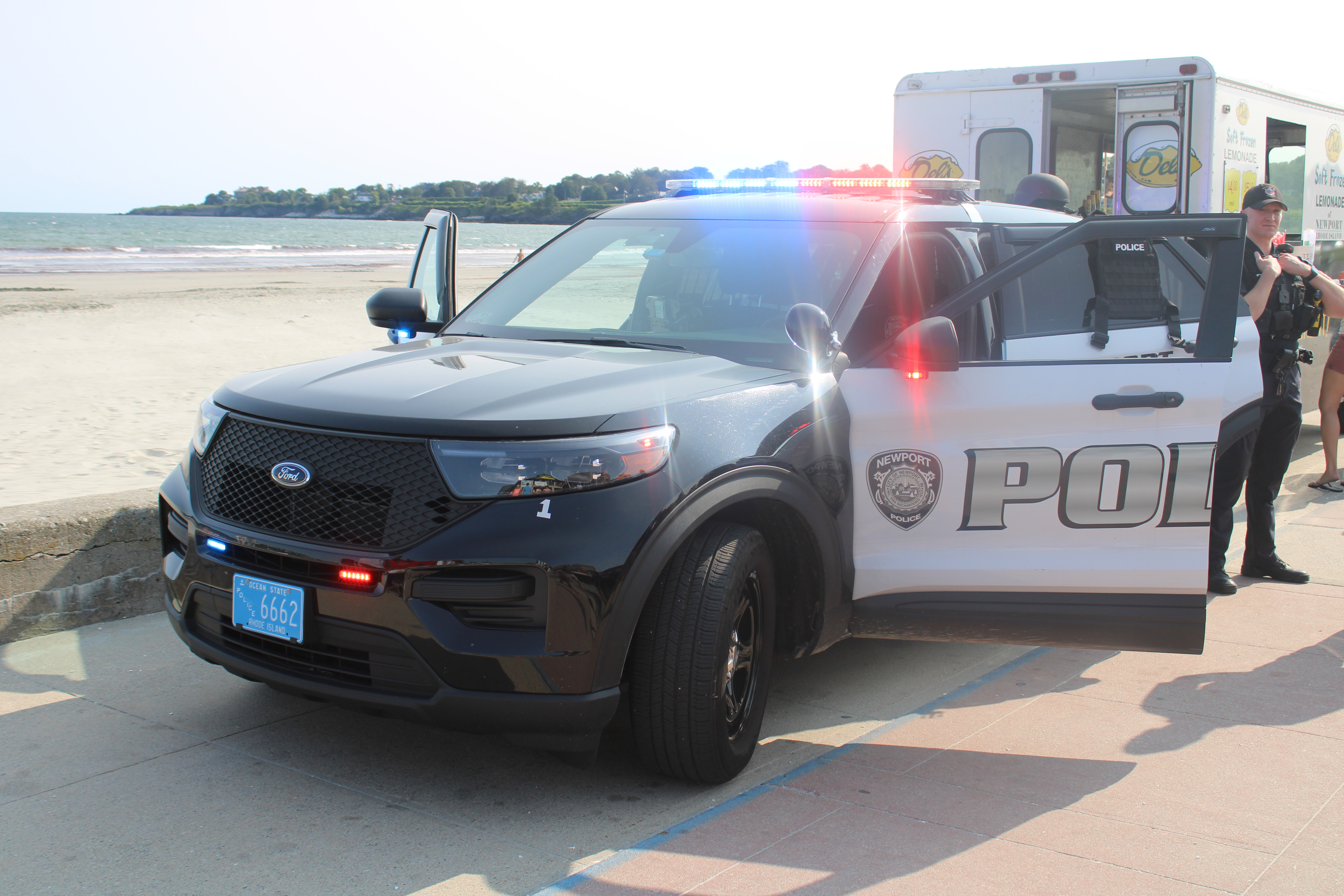 A photo  of Newport Police
            Car 1, a 2021-2023 Ford Police Interceptor Utility             taken by @riemergencyvehicles