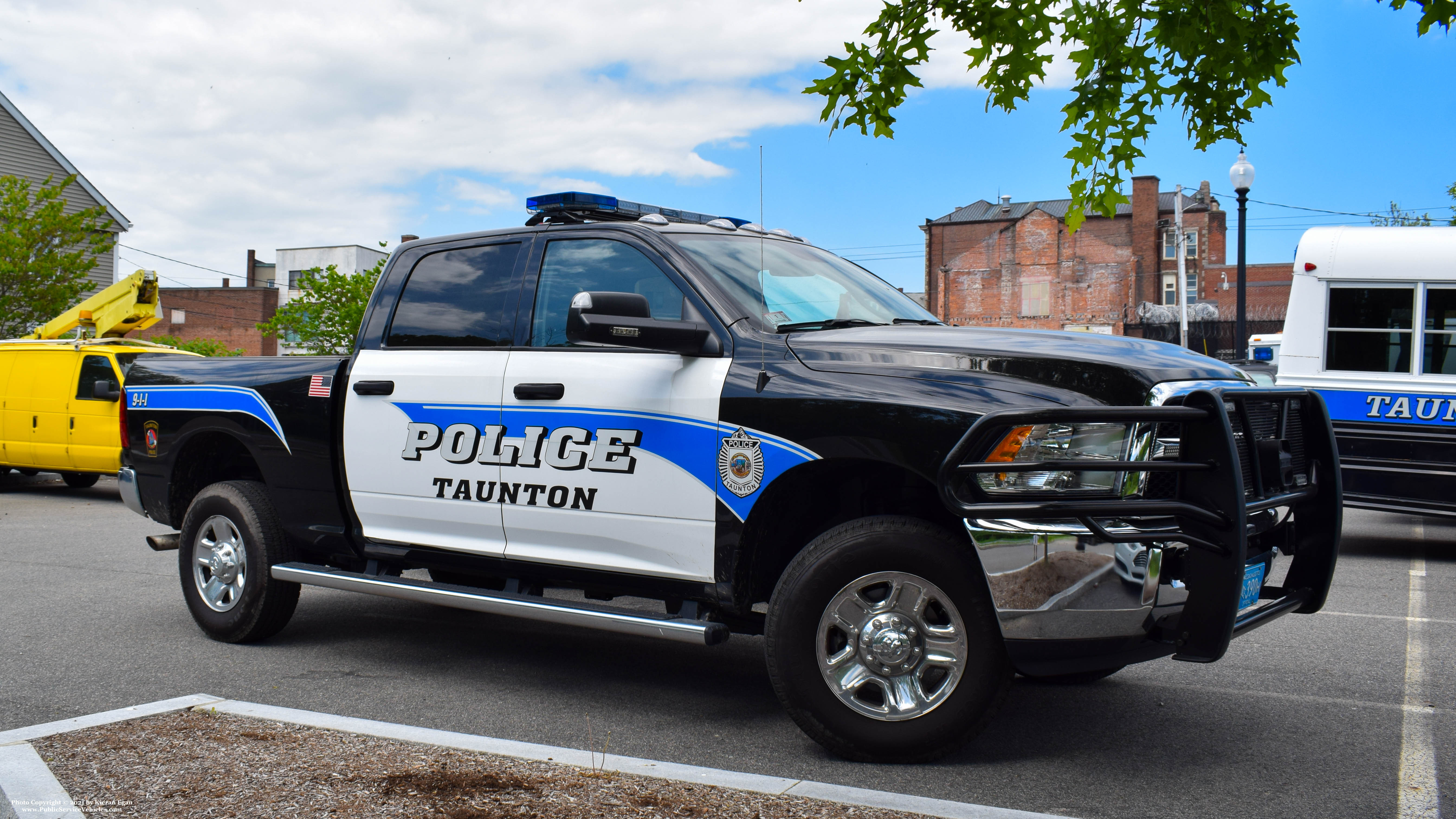 A photo  of Taunton Police
            Pickup Truck, a 2017 RAM             taken by Kieran Egan