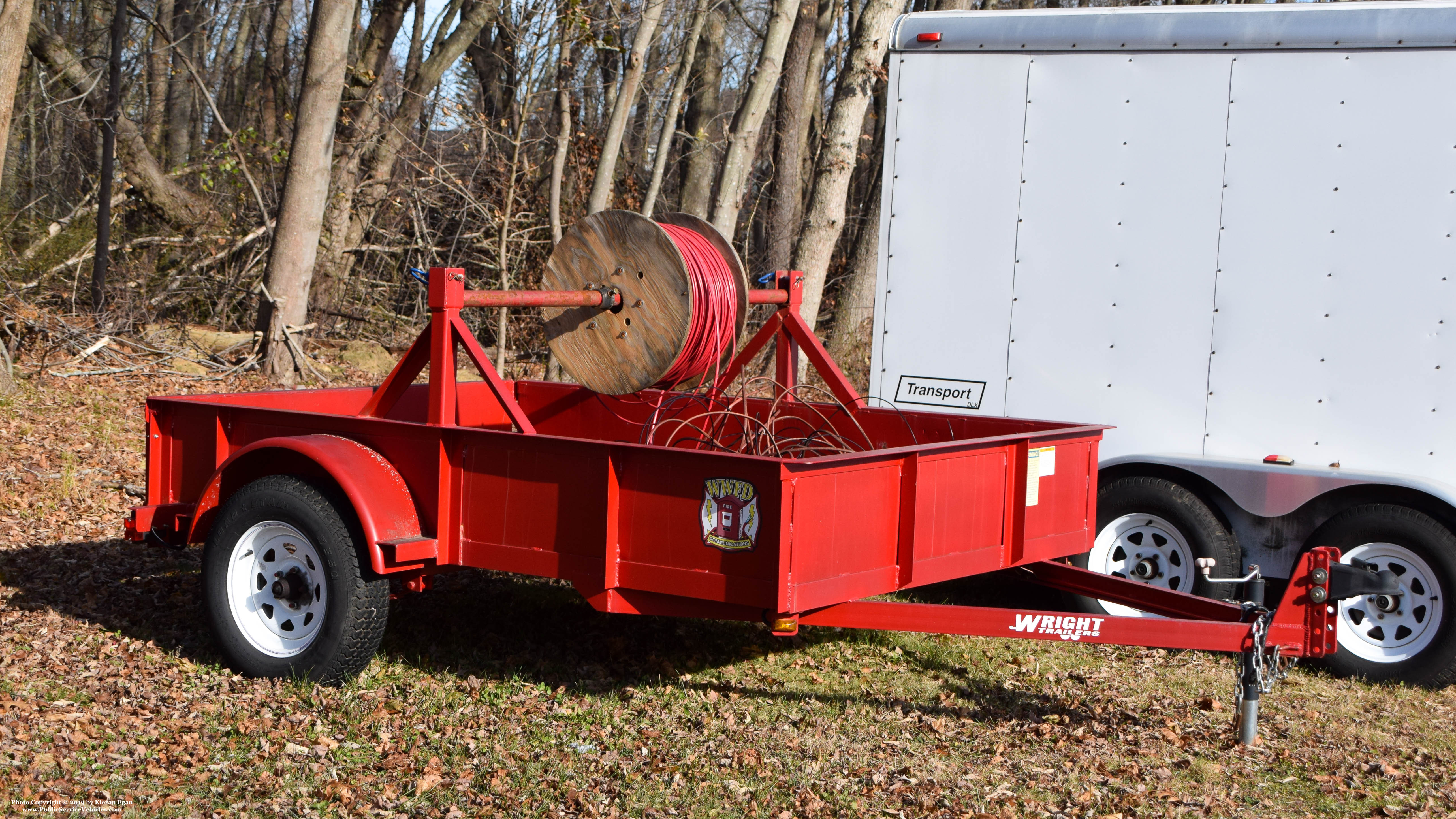 A photo  of West Warwick Fire
            Trailer, a 1990-2010 Wright Trailer             taken by Kieran Egan