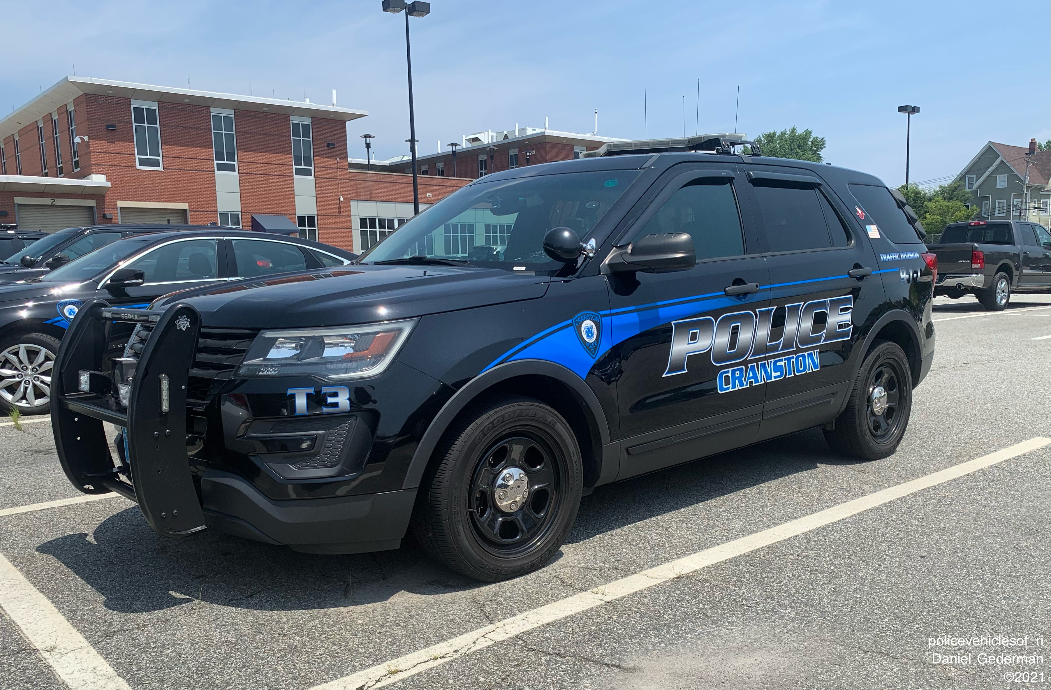 A photo  of Cranston Police
            T-3, a 2017 Ford Police Interceptor Utility             taken by Dan Gederman