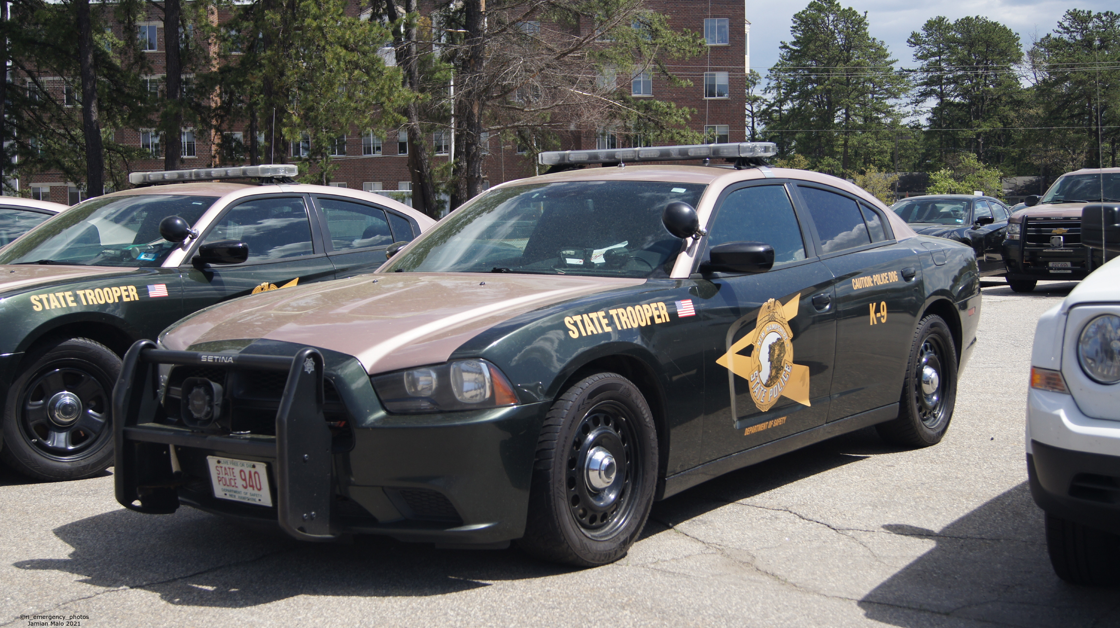 A photo  of New Hampshire State Police
            Cruiser 940, a 2011-2014 Dodge Charger             taken by Jamian Malo