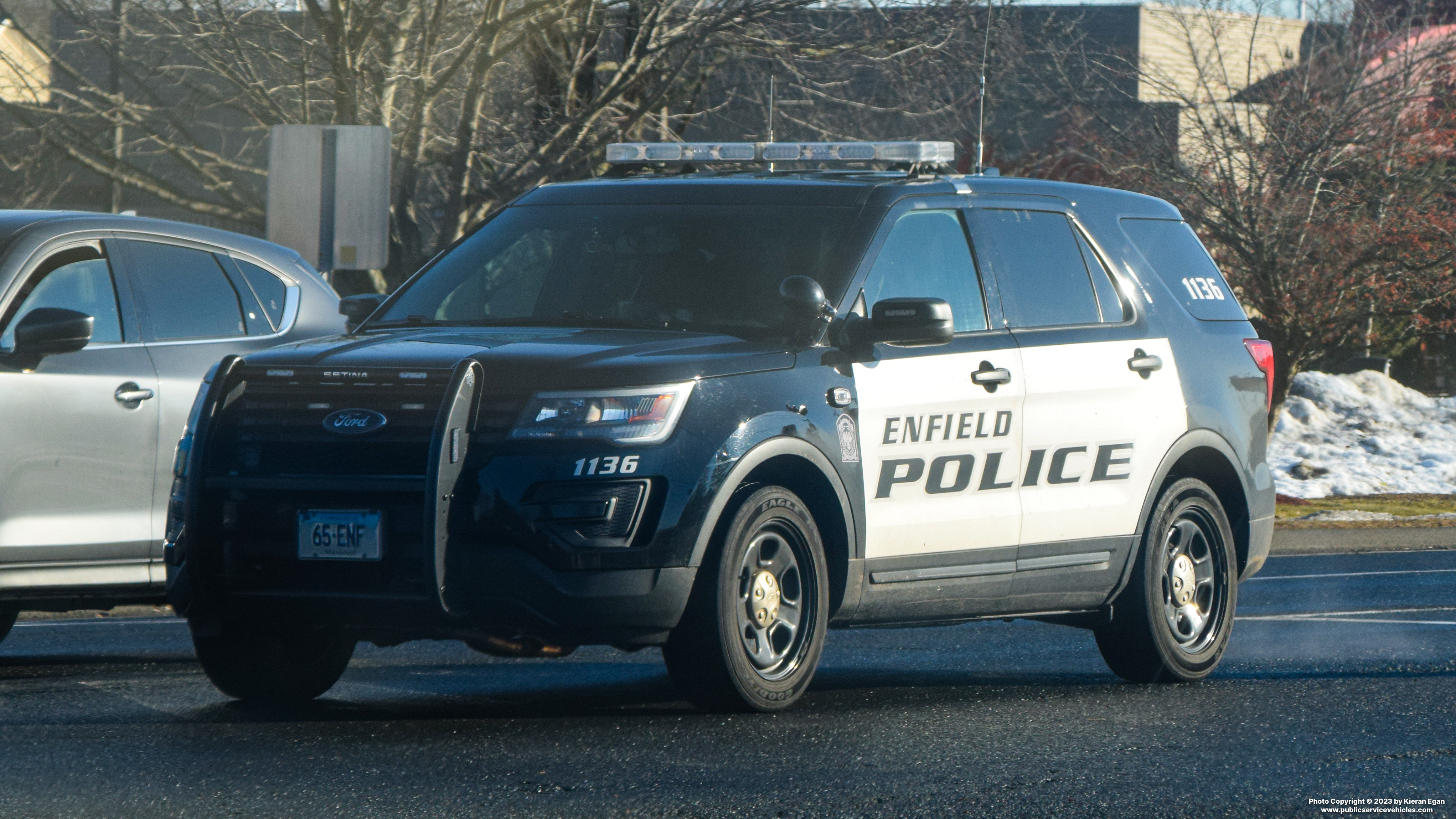 A photo  of Enfield Police
            Cruiser 1136, a 2016-2019 Ford Police Interceptor Utility             taken by Kieran Egan
