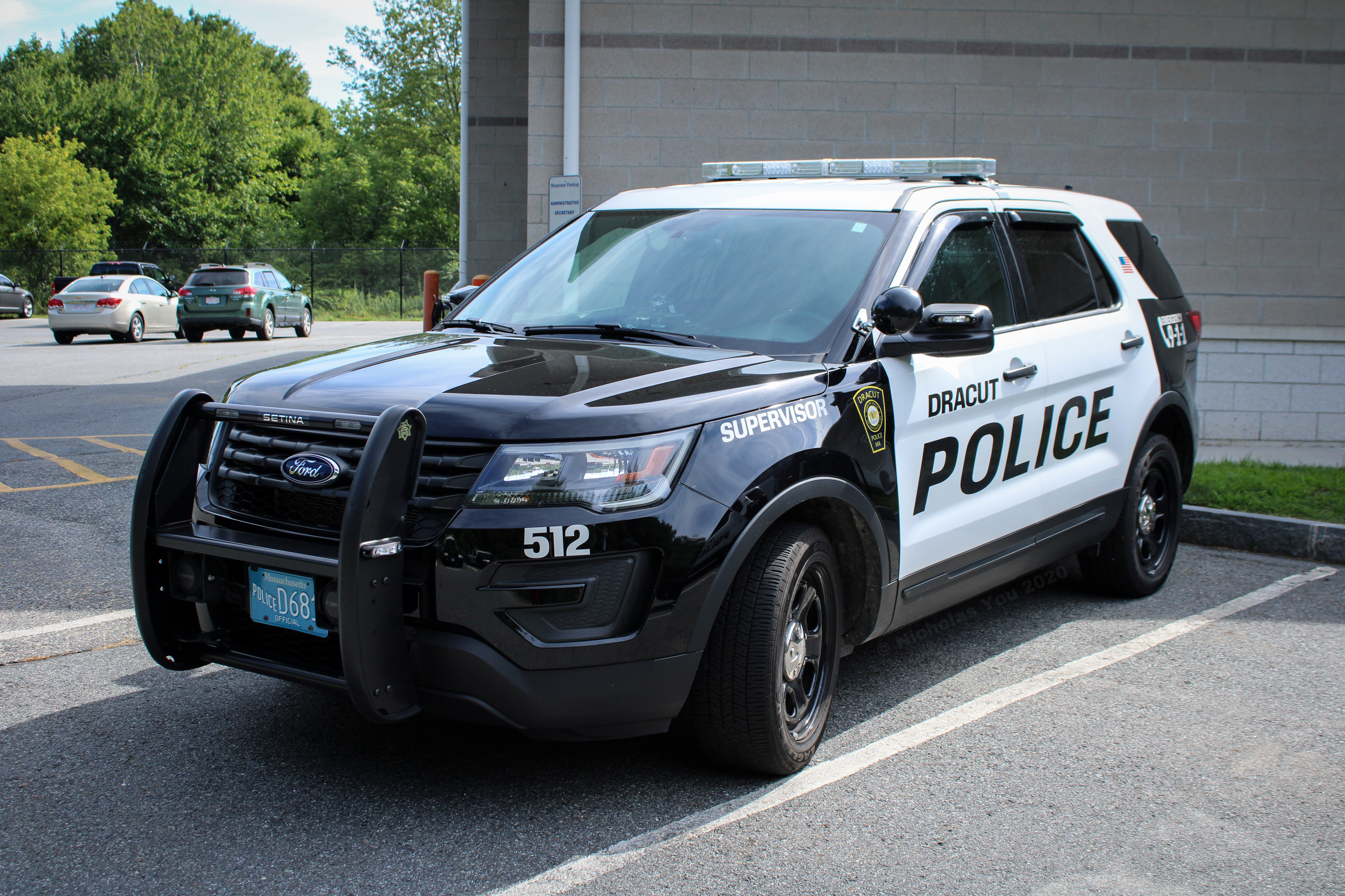 A photo  of Dracut Police
            Cruiser 512, a 2016-2019 Ford Police Interceptor Utility             taken by Nicholas You