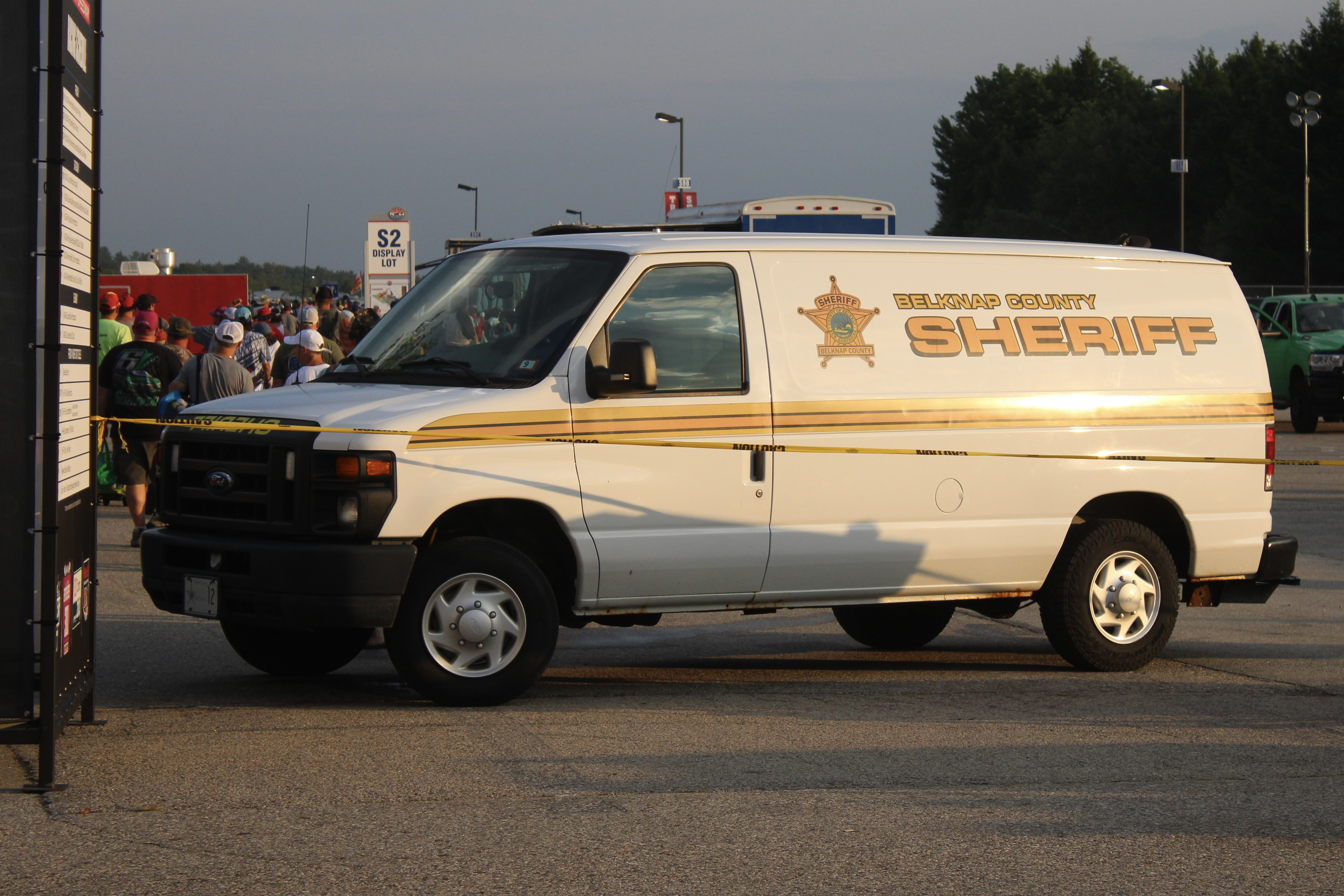 A photo  of Belknap County Sheriff
            Car 12, a 2008-2020 Ford Econoline             taken by @riemergencyvehicles
