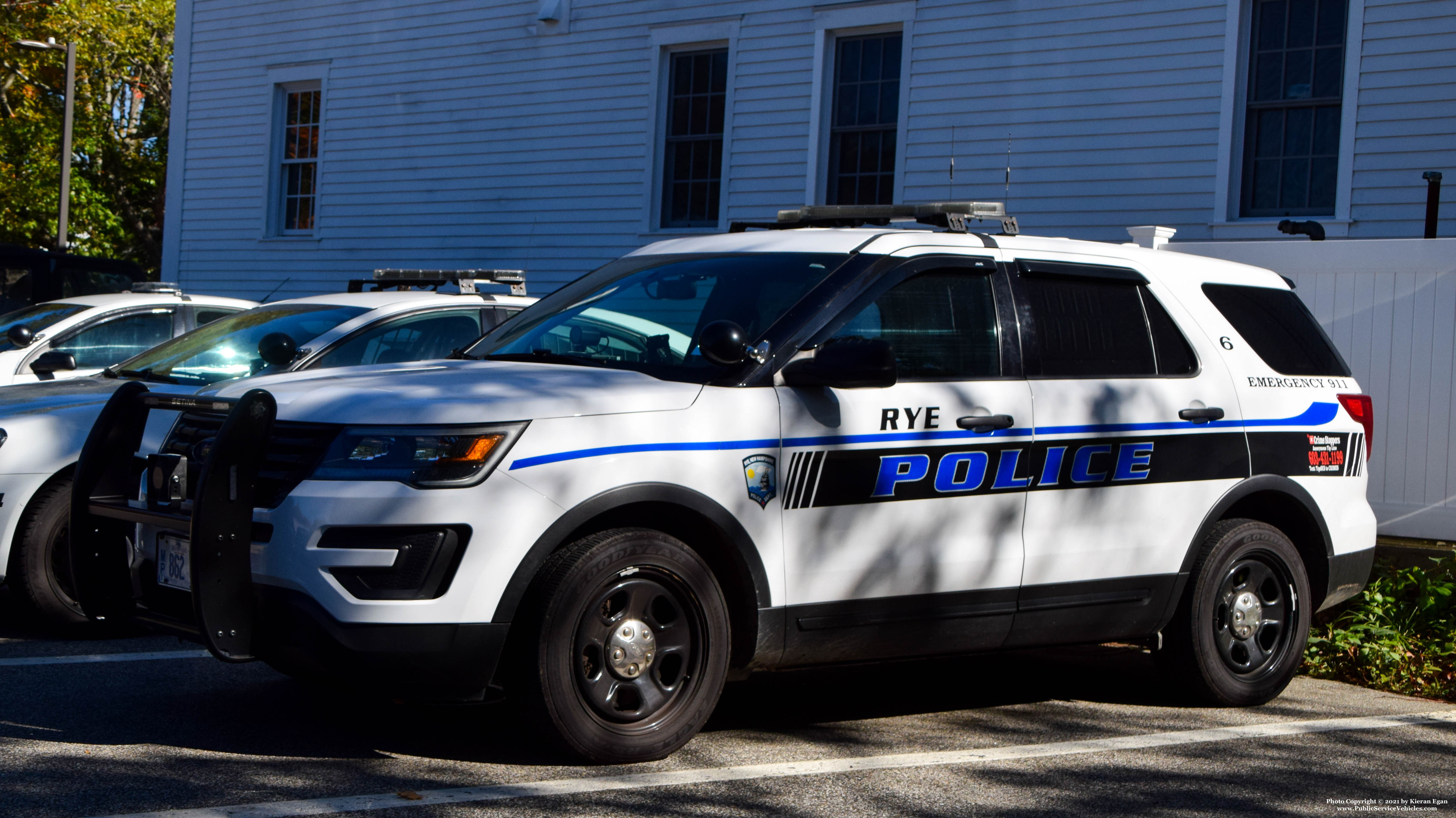 A photo  of Rye Police
            Car 6, a 2016-2019 Ford Police Interceptor Utility             taken by Kieran Egan