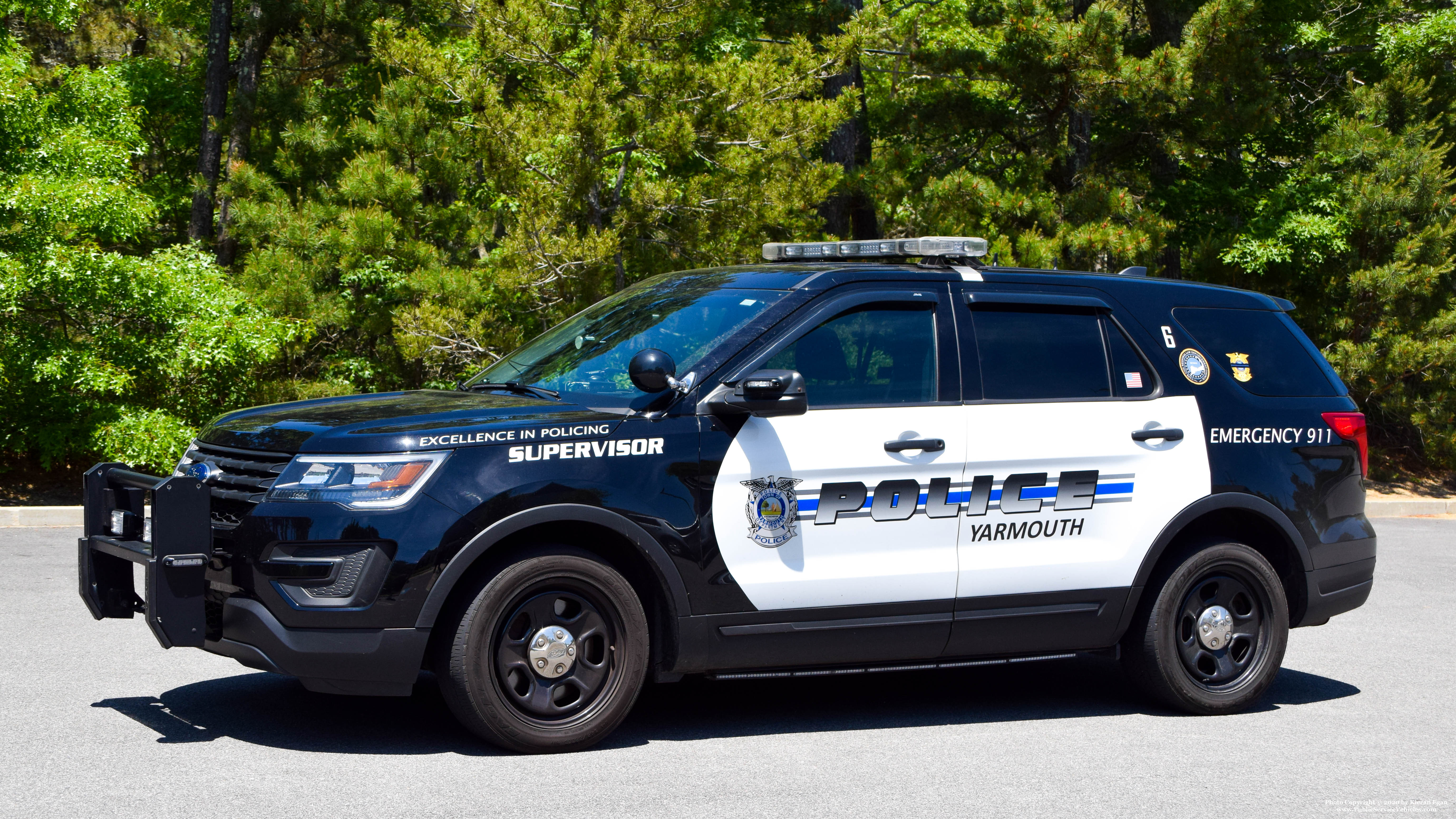 A photo  of Yarmouth Police
            J-6, a 2016-2019 Ford Police Interceptor Utility             taken by Kieran Egan